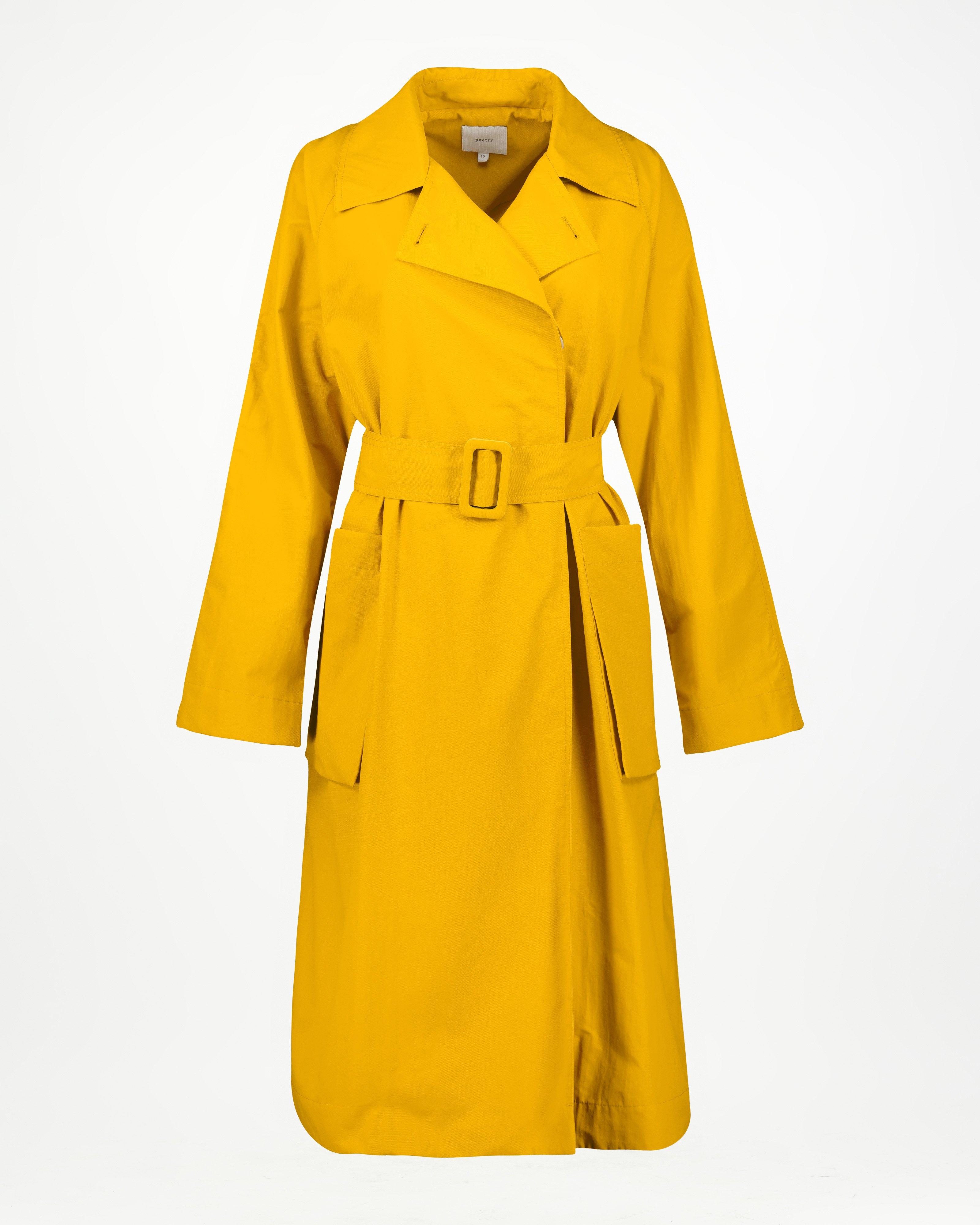 Tony Trench Coat -  Yellow