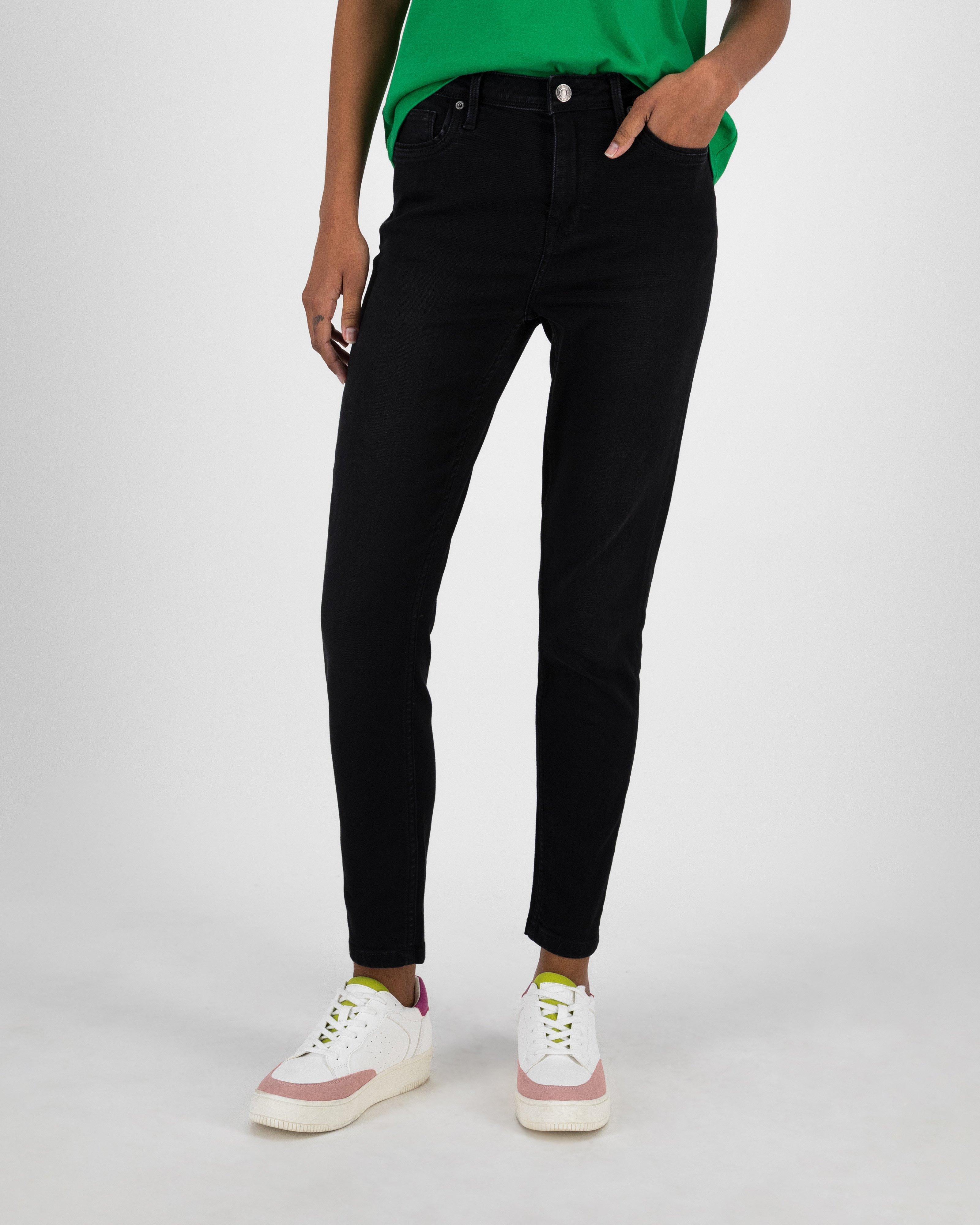 Women’s Zola Mid-Rise Skinny Denim  -  Black