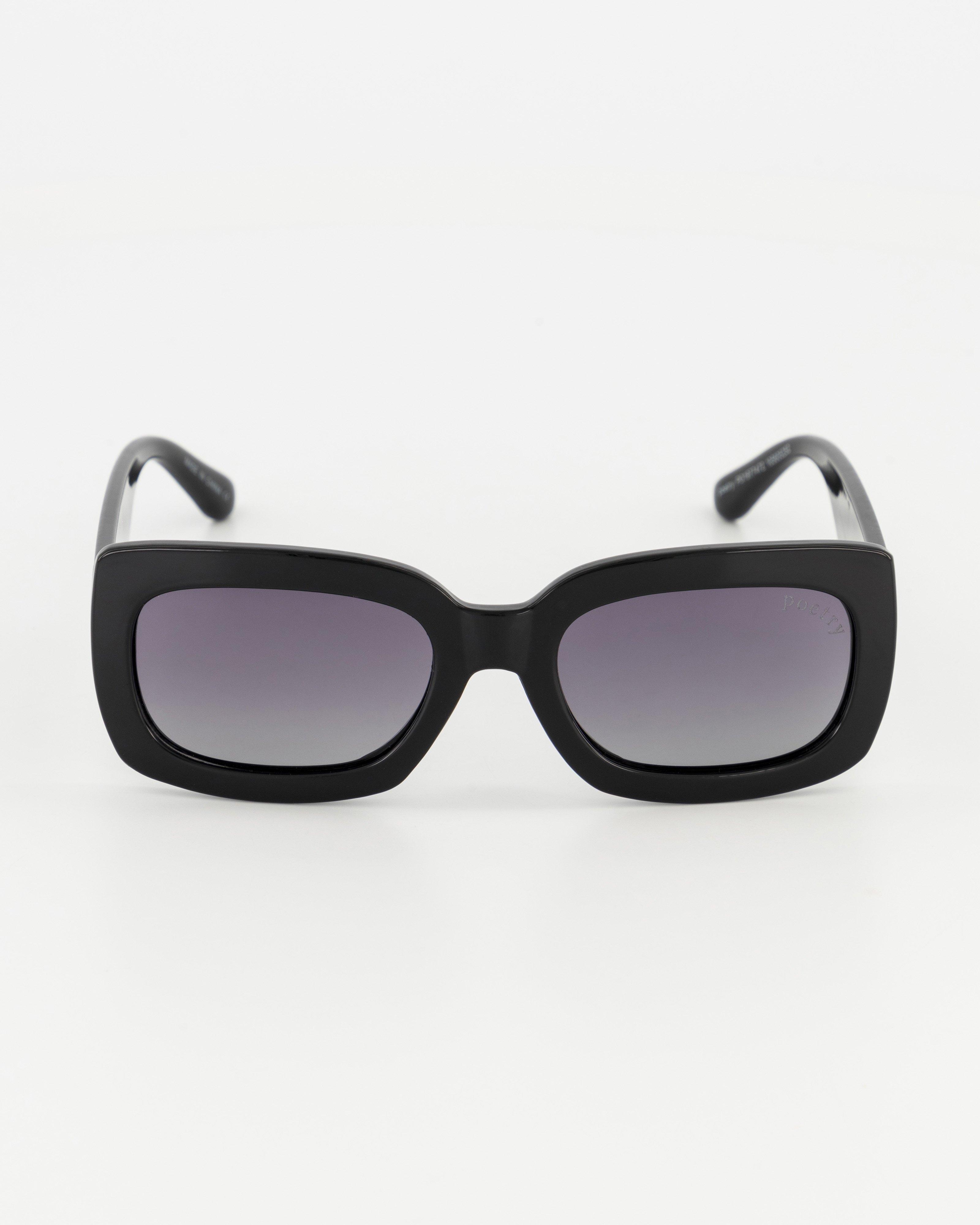 Square Polarised Sunglasses -  Black