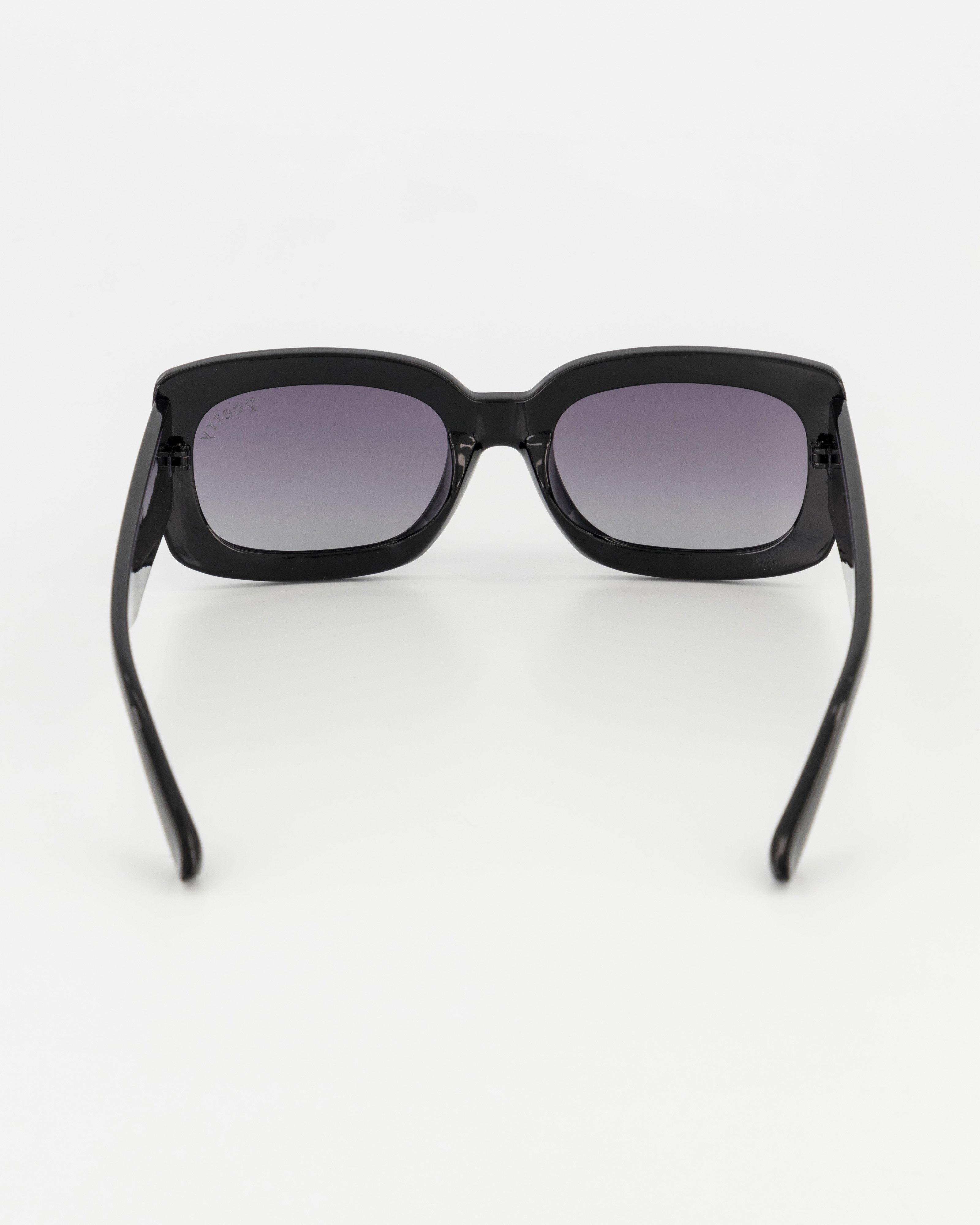 Square Polarised Sunglasses -  Black