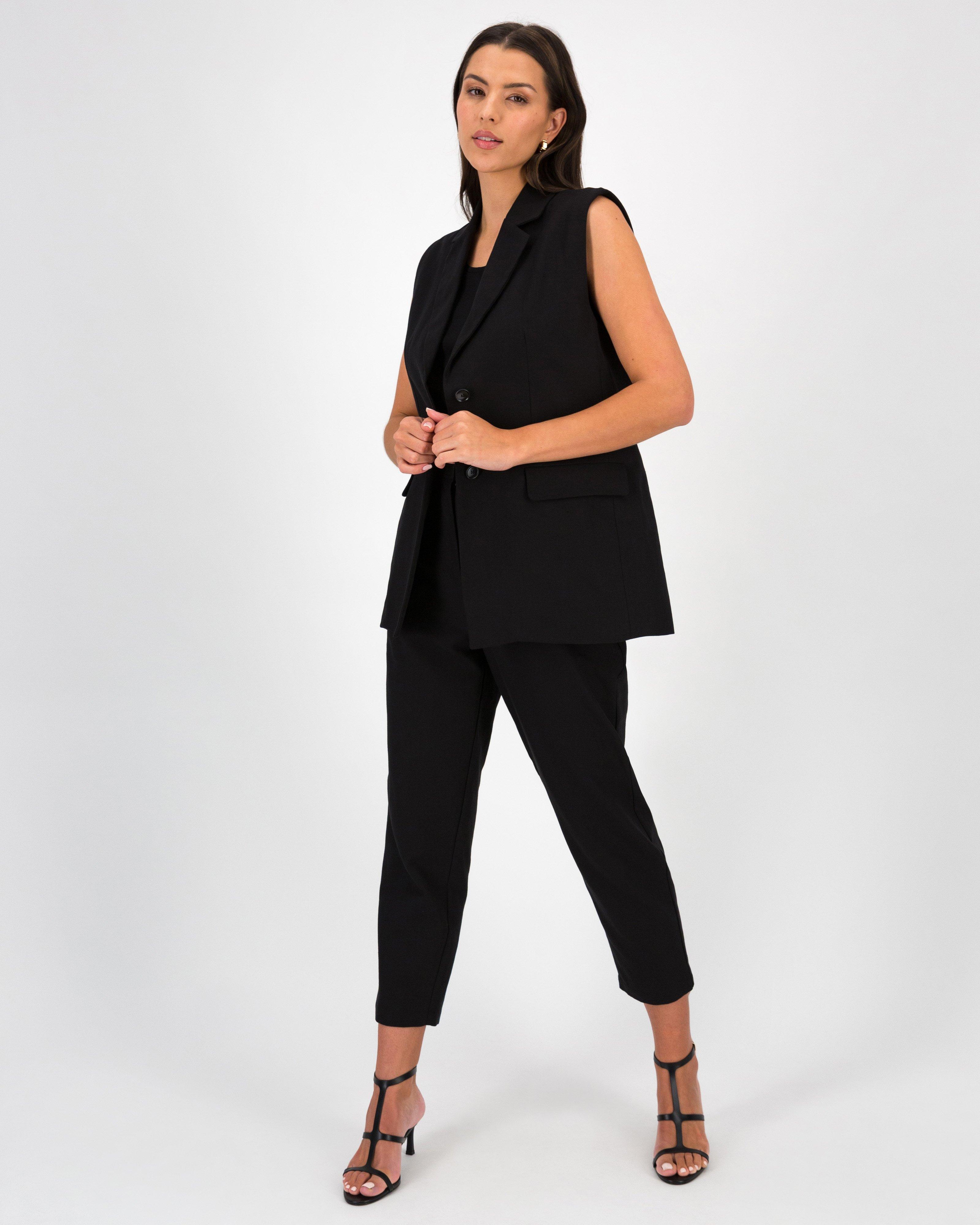 Meg Suit Pant -  Black