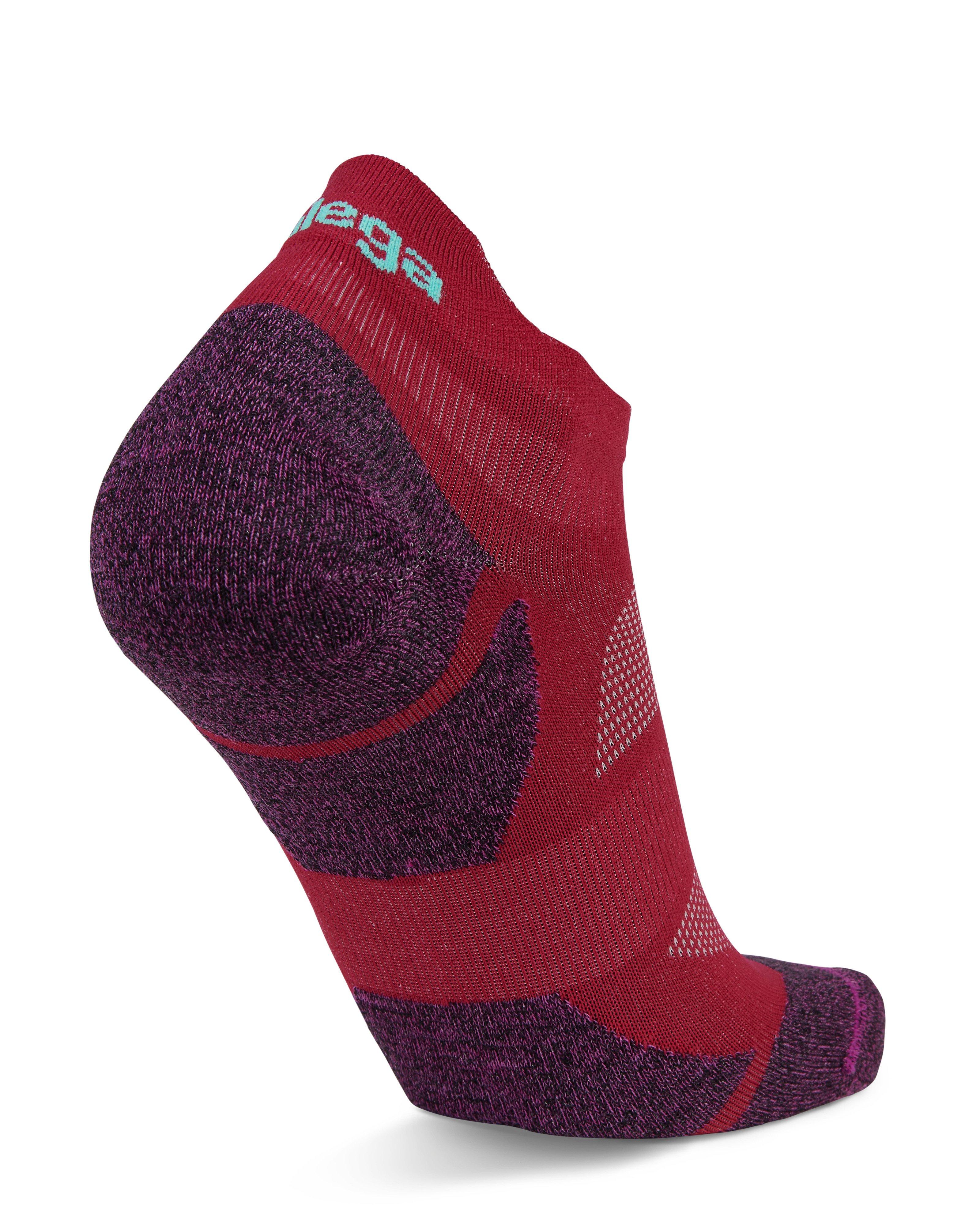 Balega Blister Resist Light No Show Running Socks -  Berry