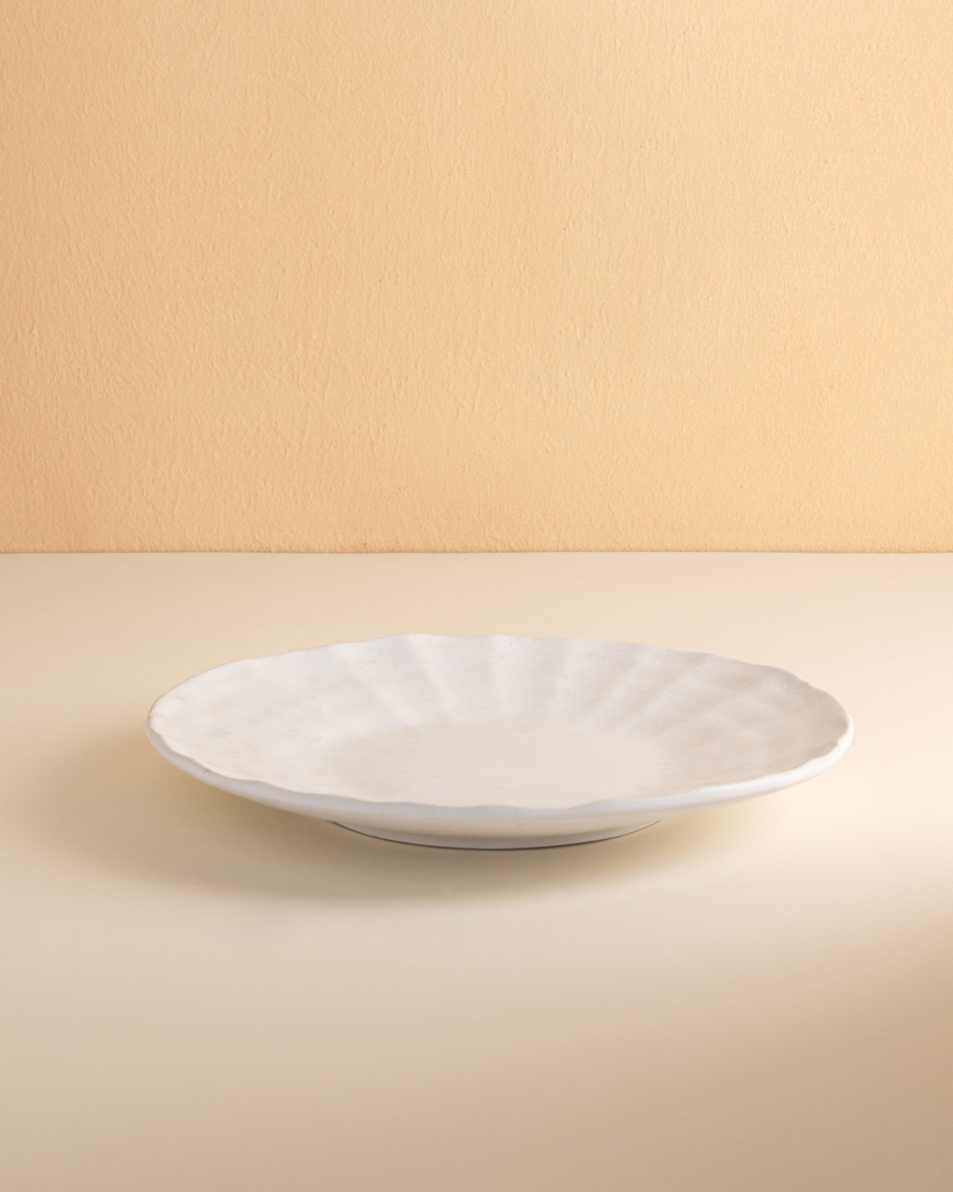 Fraye Salad Plate -  White