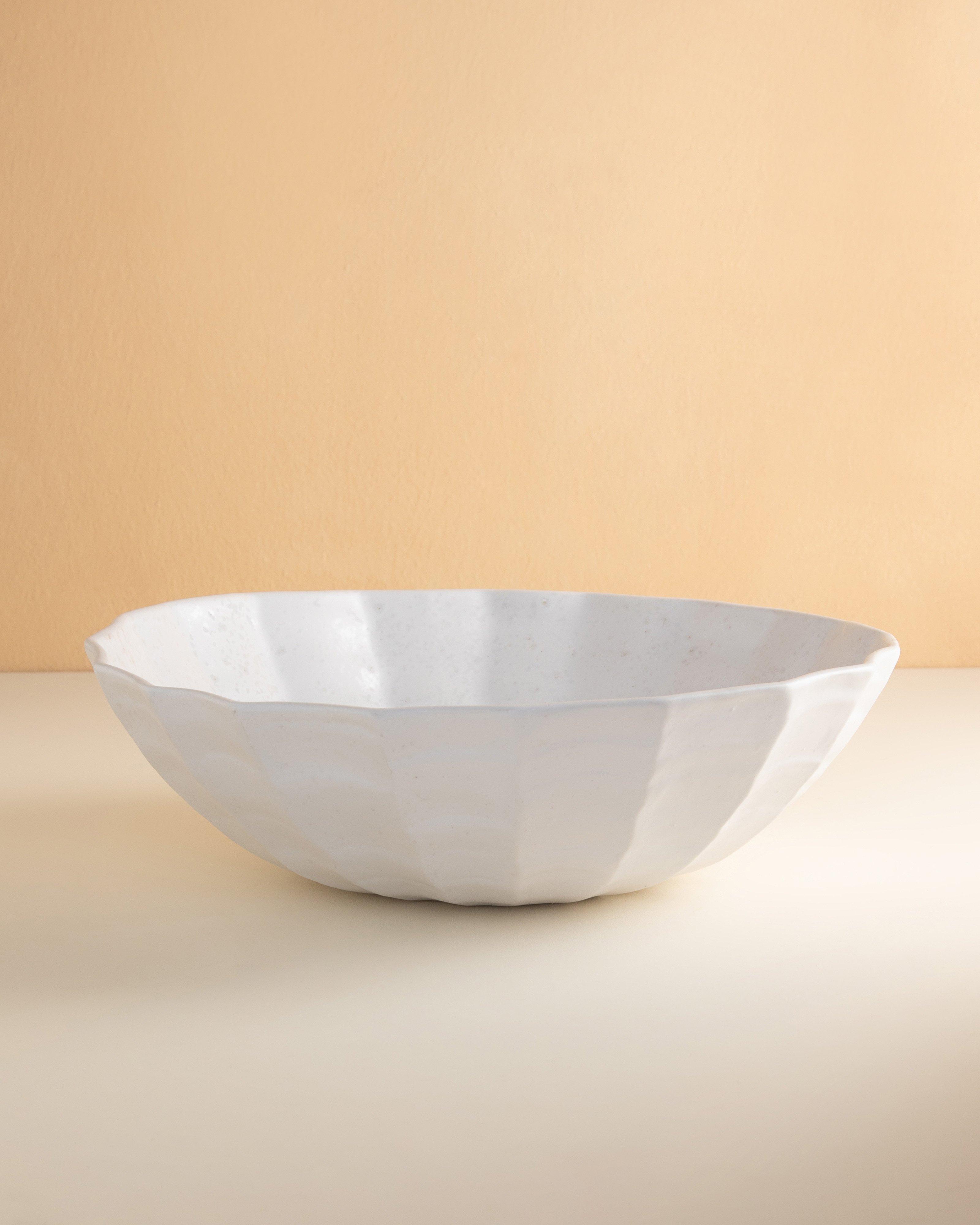 Fraye Serving Bowl -  White