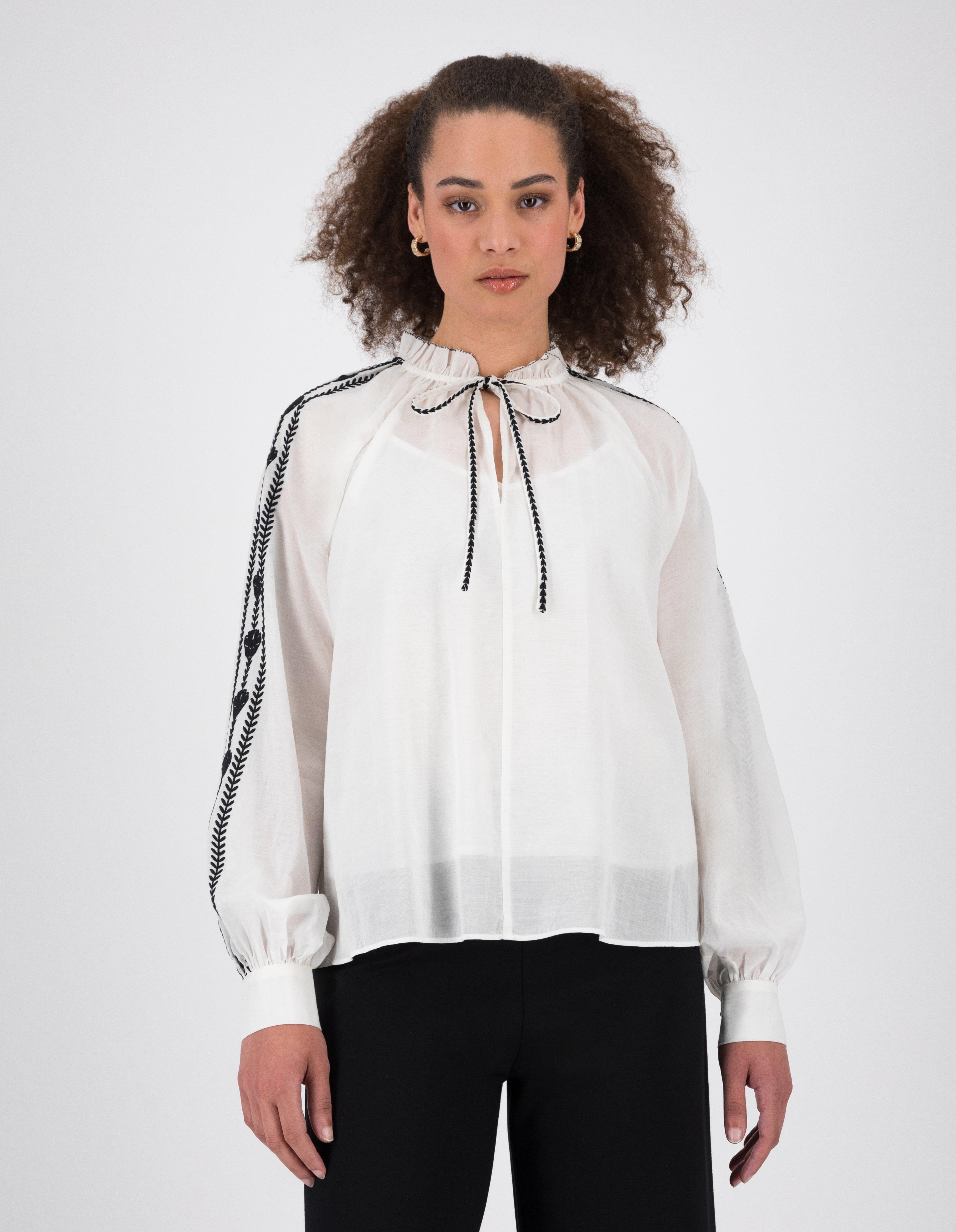 Hailey & Co Full Size Plaid Raglan Sleeve Round Neck Blouse