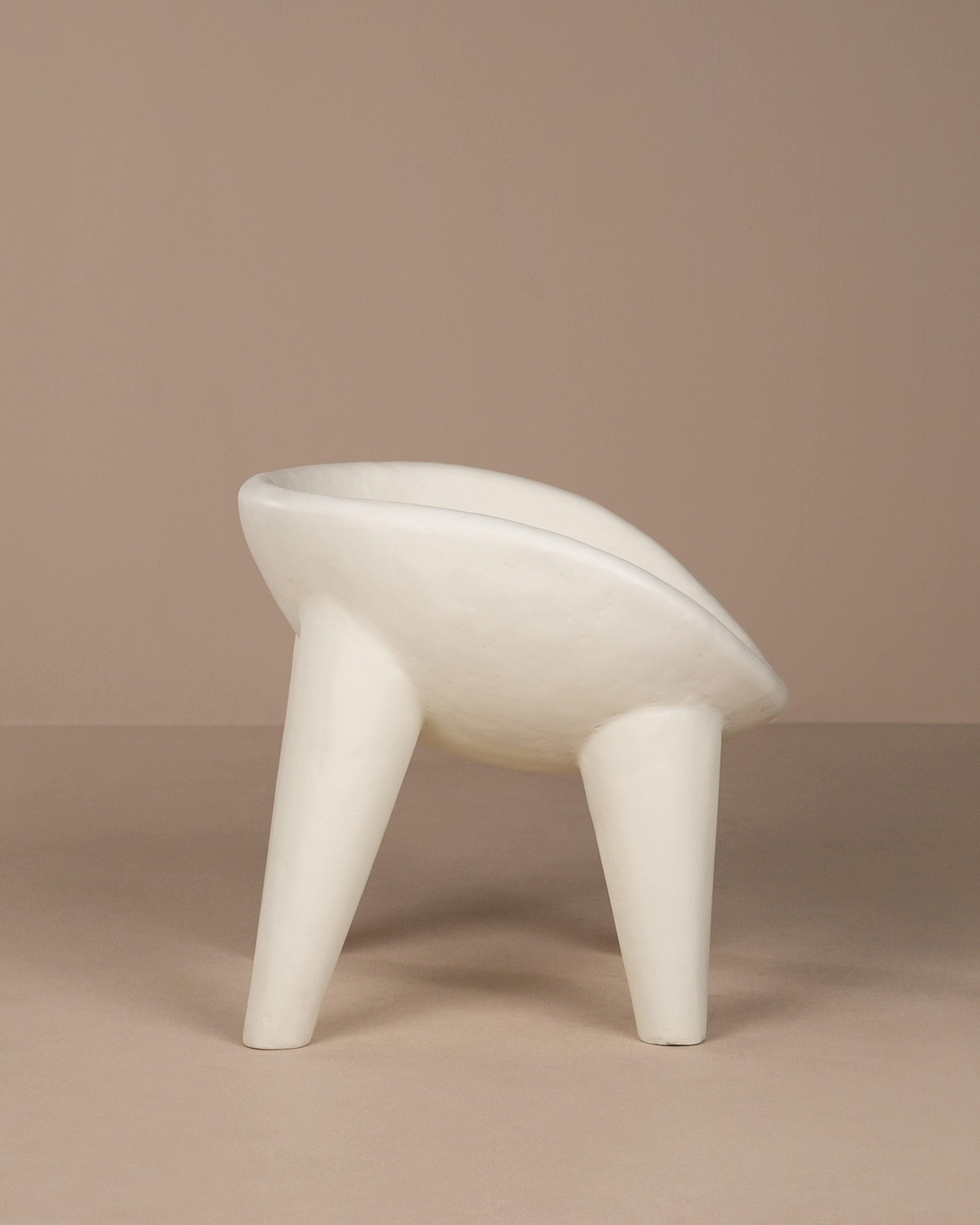 Outdoor Resin Tub Chair -  Milk
