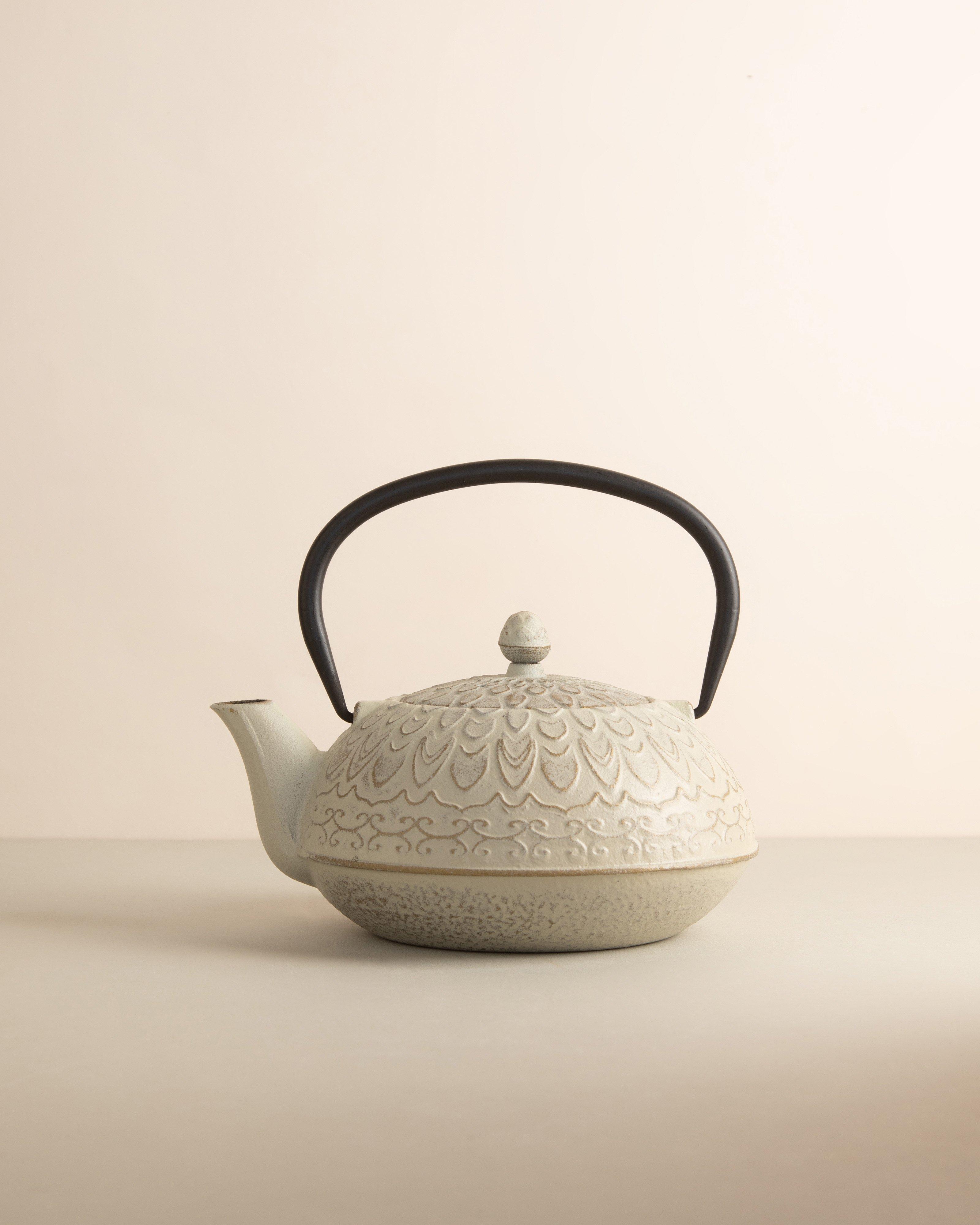 Tea Time Teapot -  White