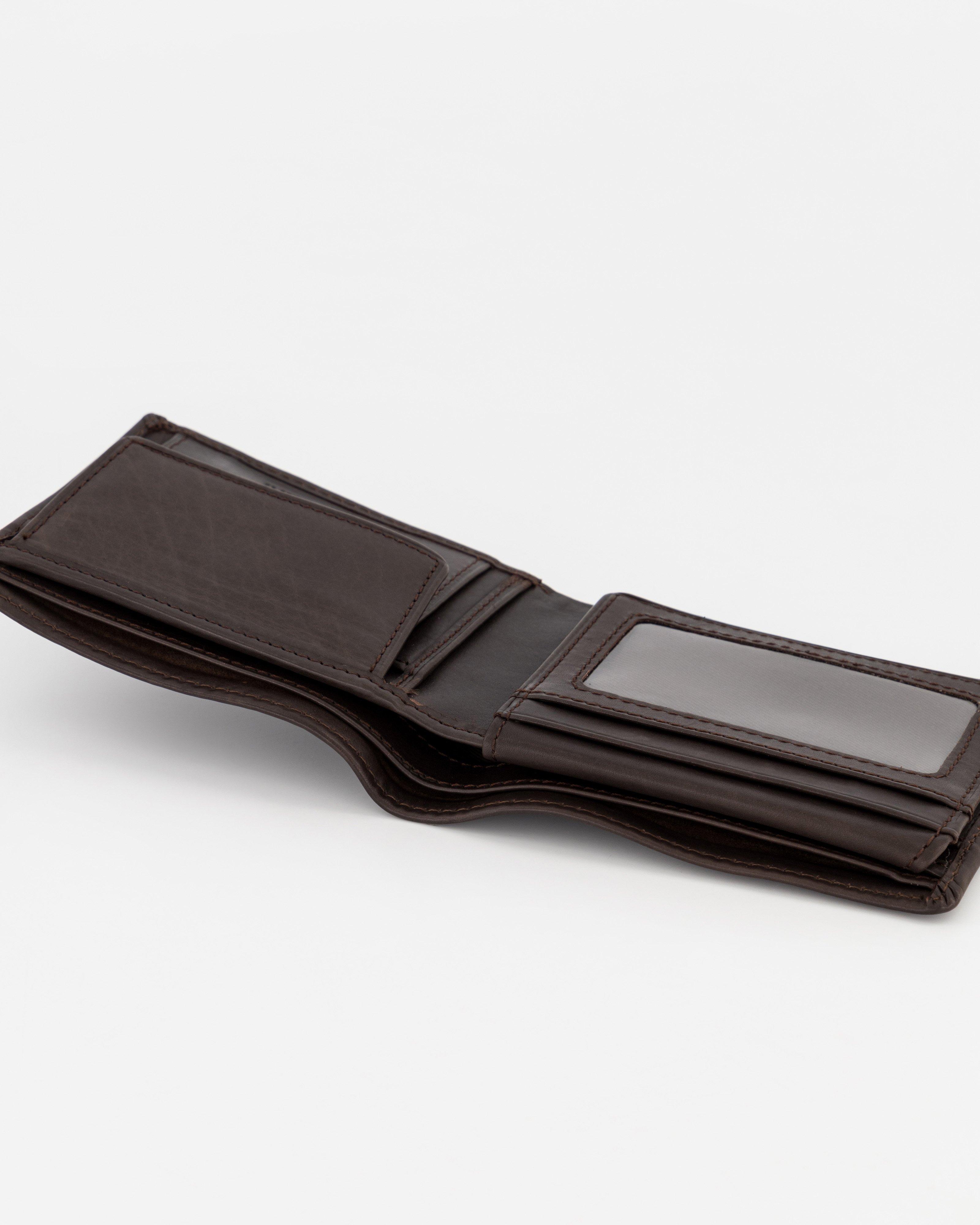 Men’s Denton Leather Wallet  -  Brown