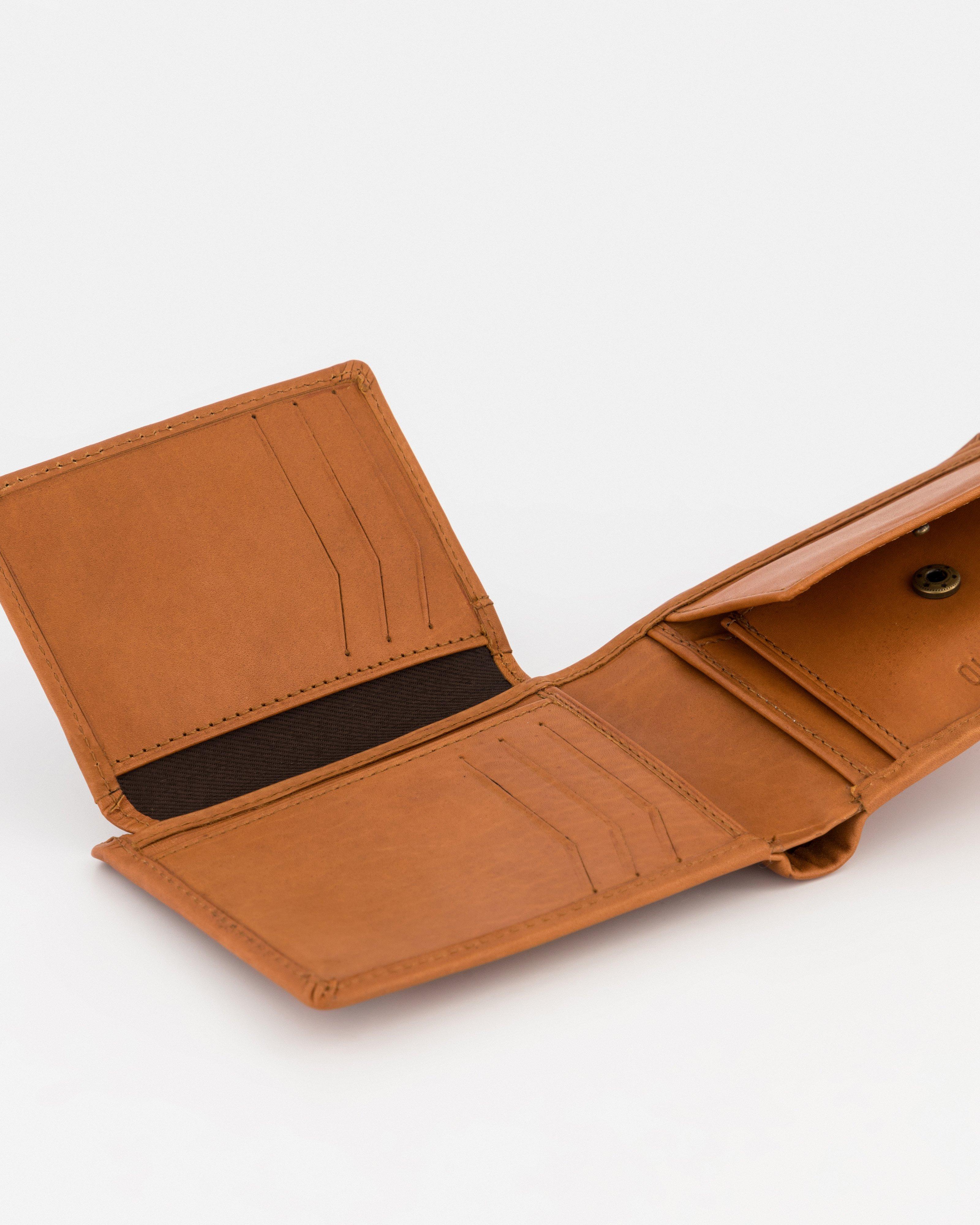 Men’s Denton Leather Wallet  -  Tan