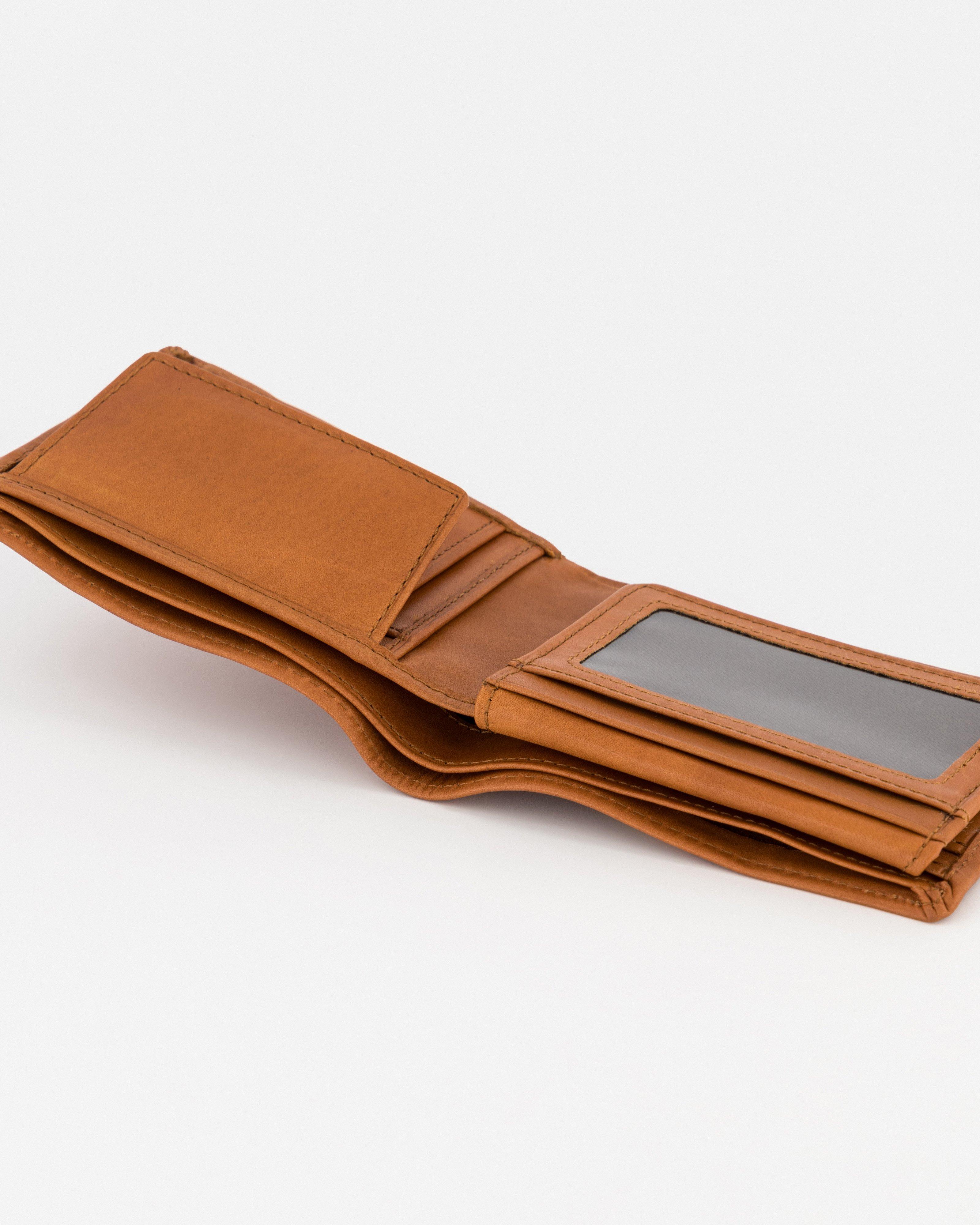 Men’s Denton Leather Wallet  -  Tan