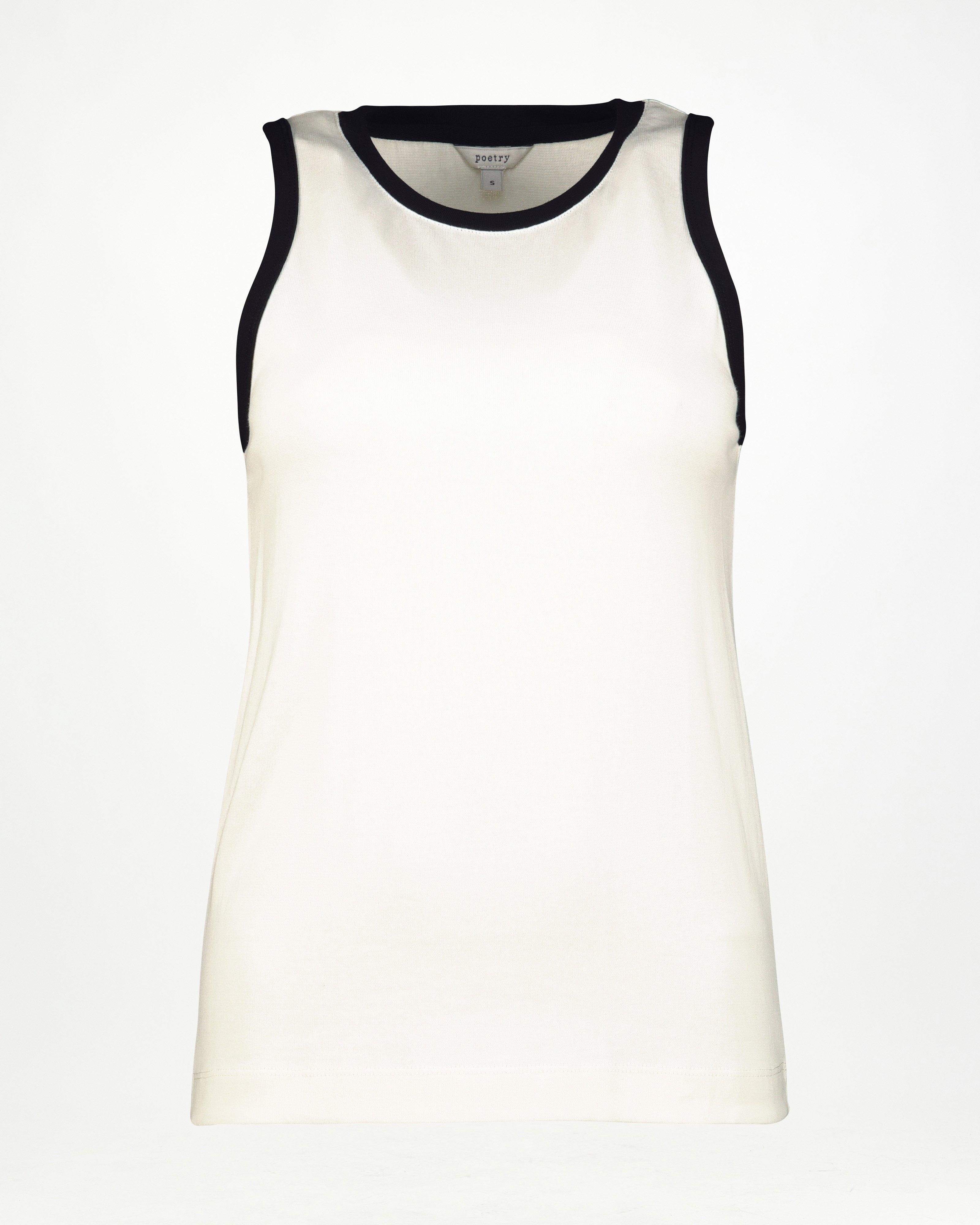 Finn Two-Tone Vest -  Milk