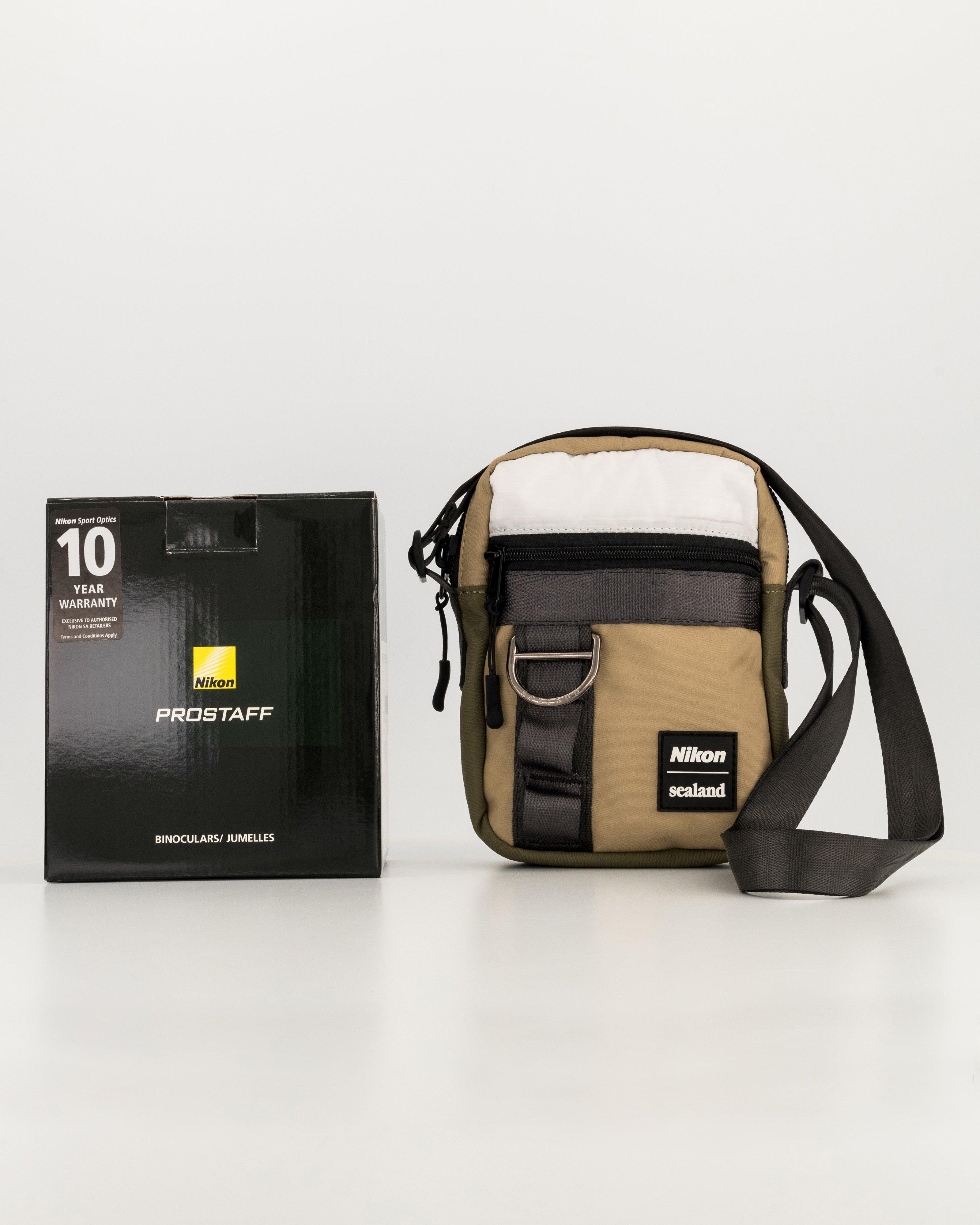 Nikon Prostaff P3 10x42 Binoculars + Sealand Zeplin Bag Combo -  Black