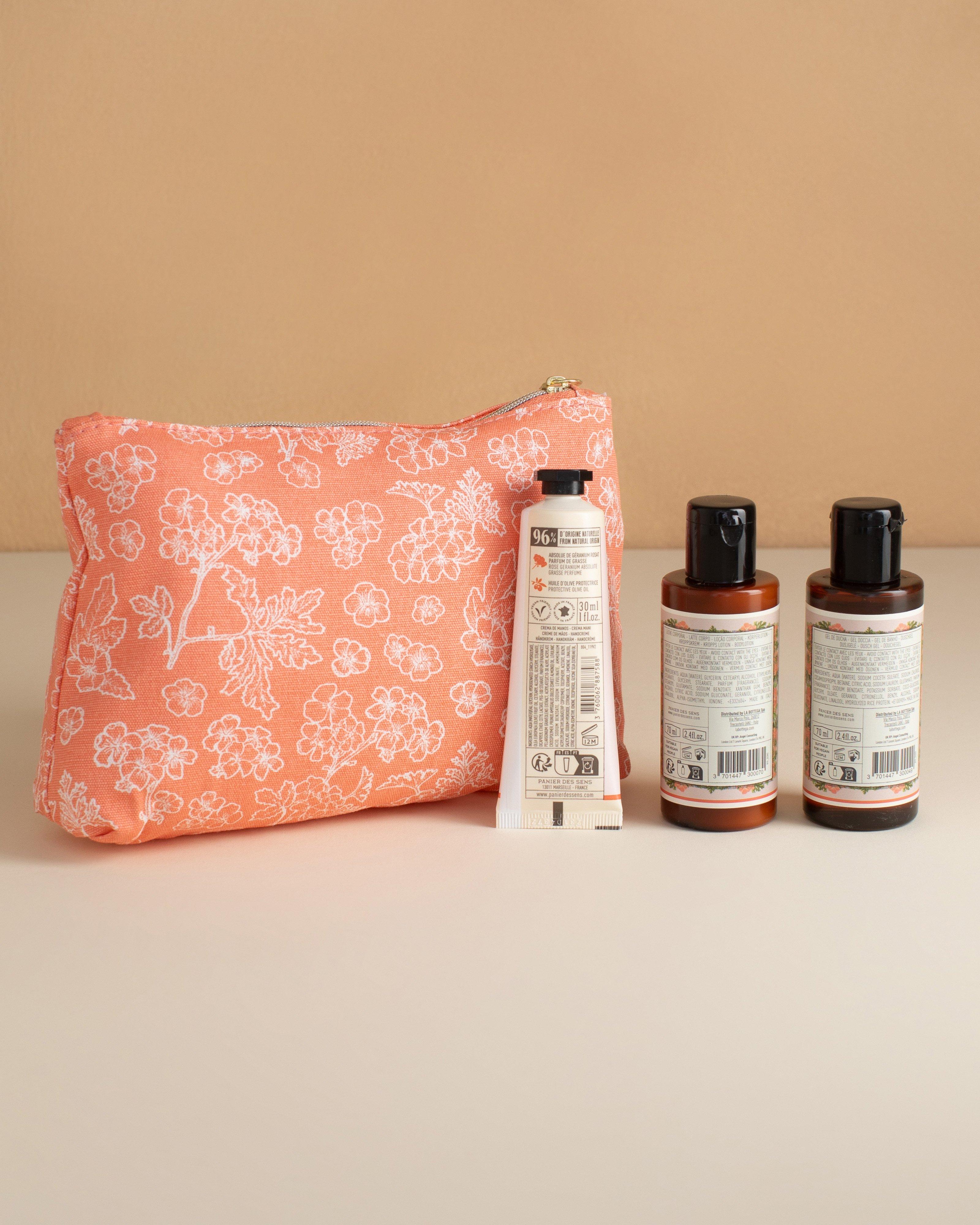 Panier des Sens Rose Geranium Travel Set -  Assorted