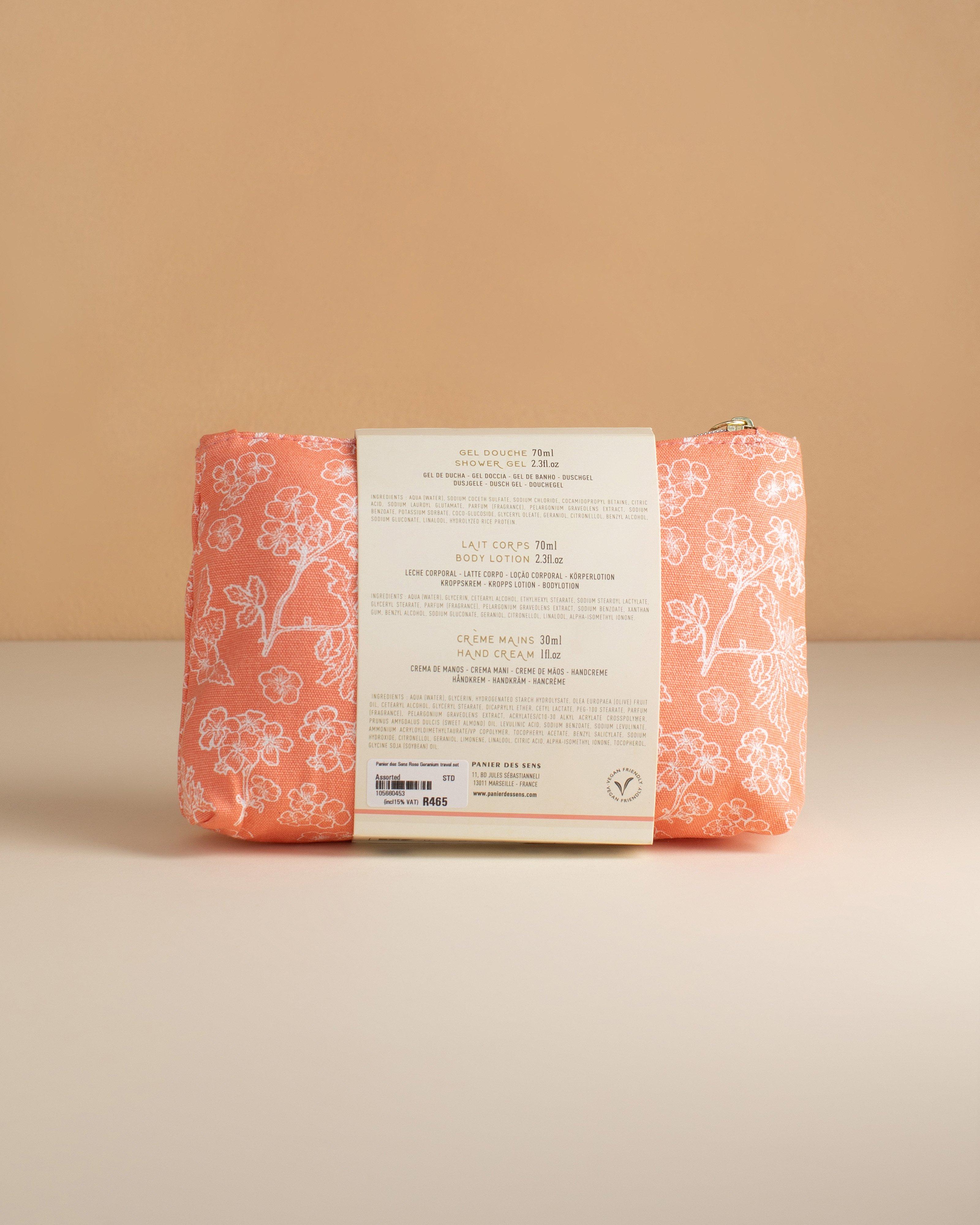 Panier des Sens Rose Geranium Travel Set -  Assorted