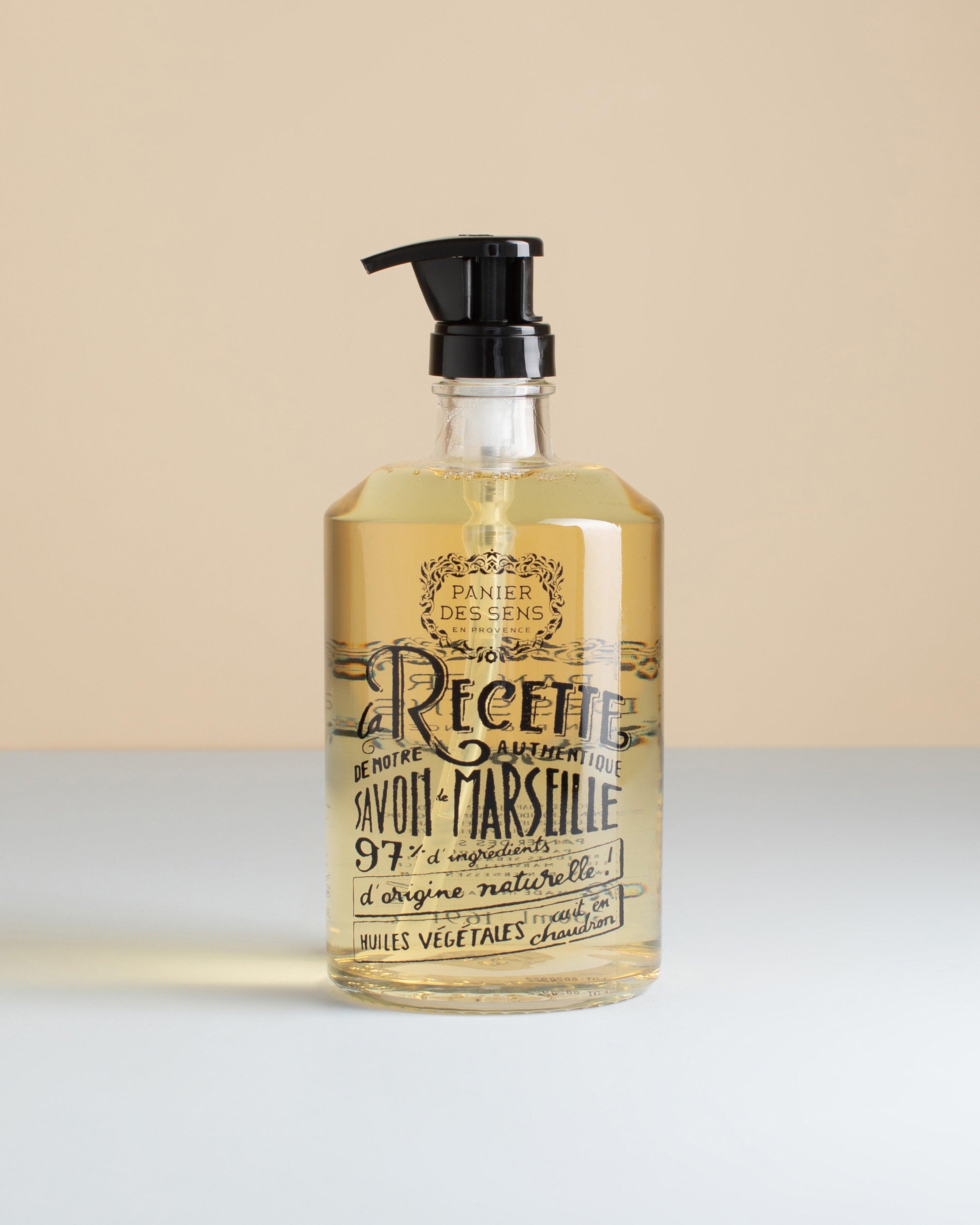 Panier des Sens Relaxing Lavender Glass Bottle Marseille Liquid Soap -  Assorted