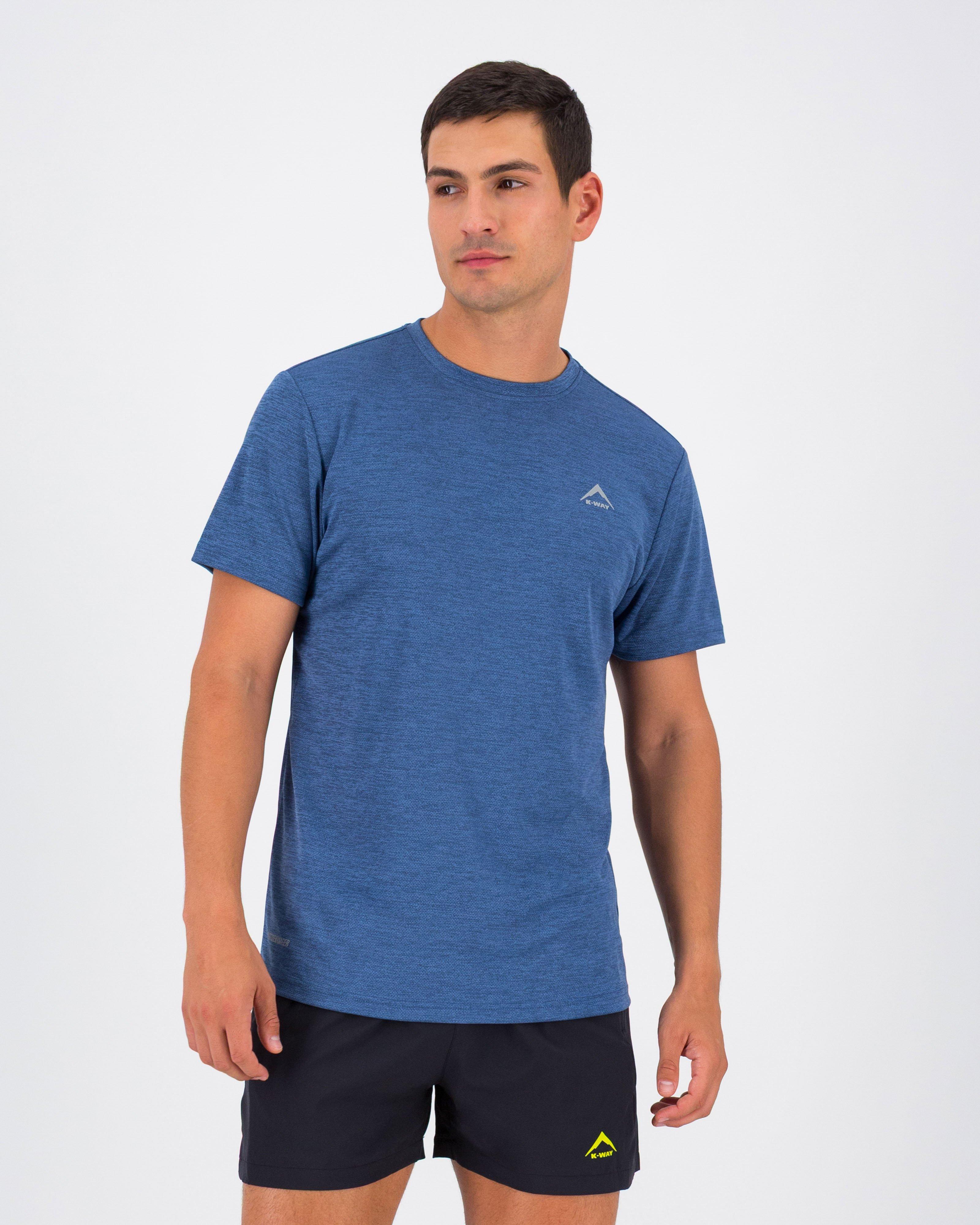 K-Way Pulse Men’s Trail T-shirt  -  Mid Blue
