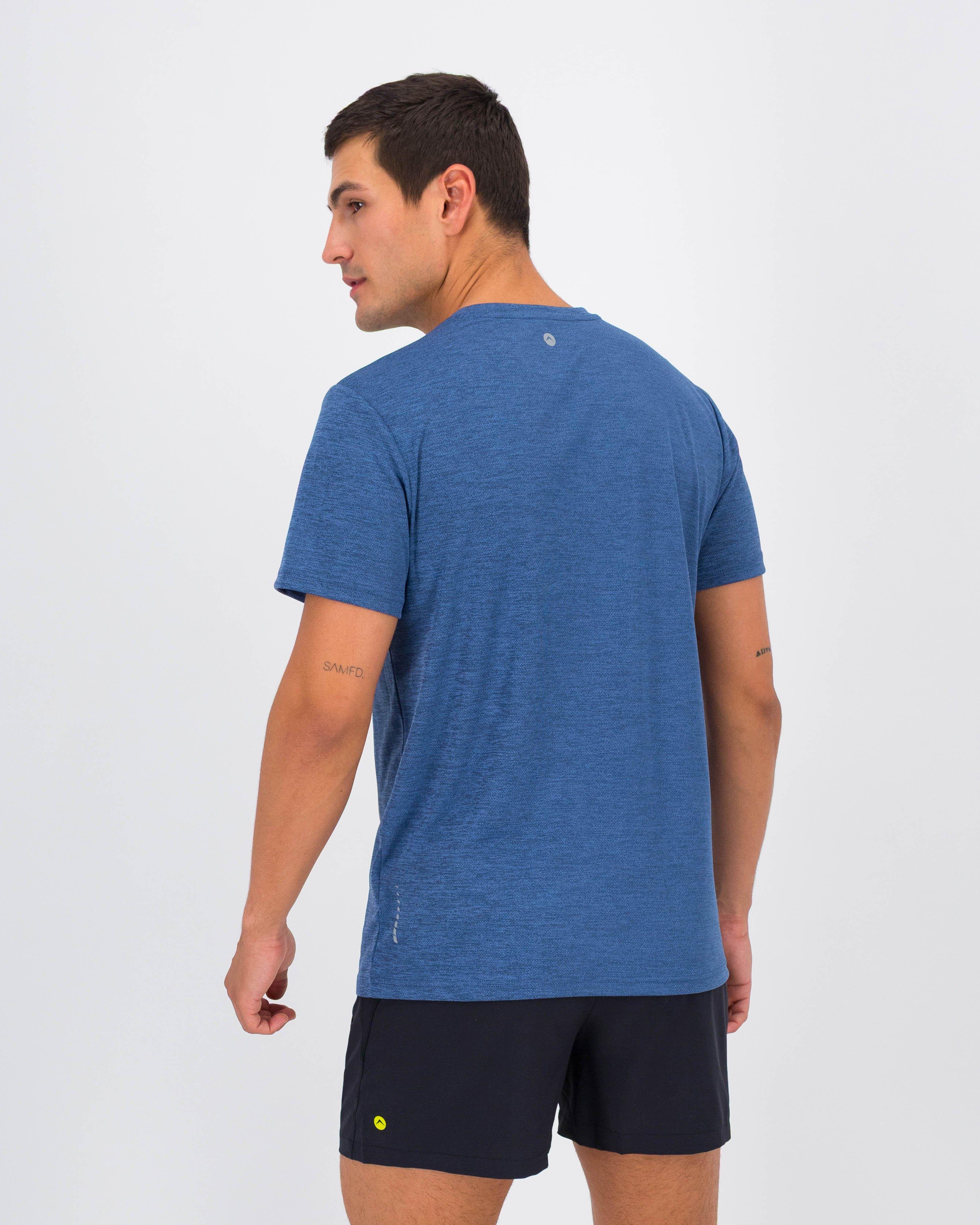 K-Way Pulse Men’s Trail T-shirt  -  Mid Blue