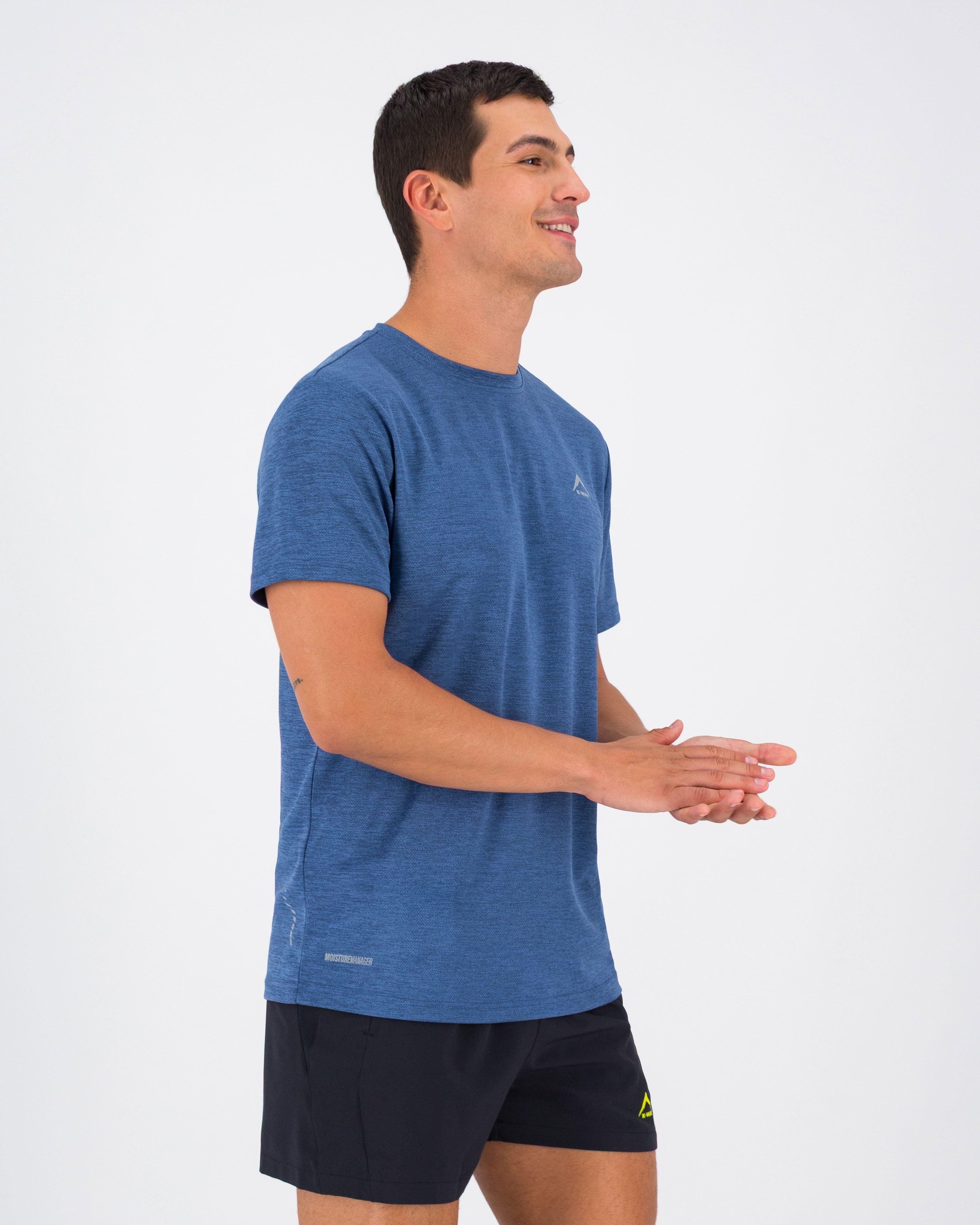 K-Way Pulse Men’s Trail T-shirt  -  Mid Blue