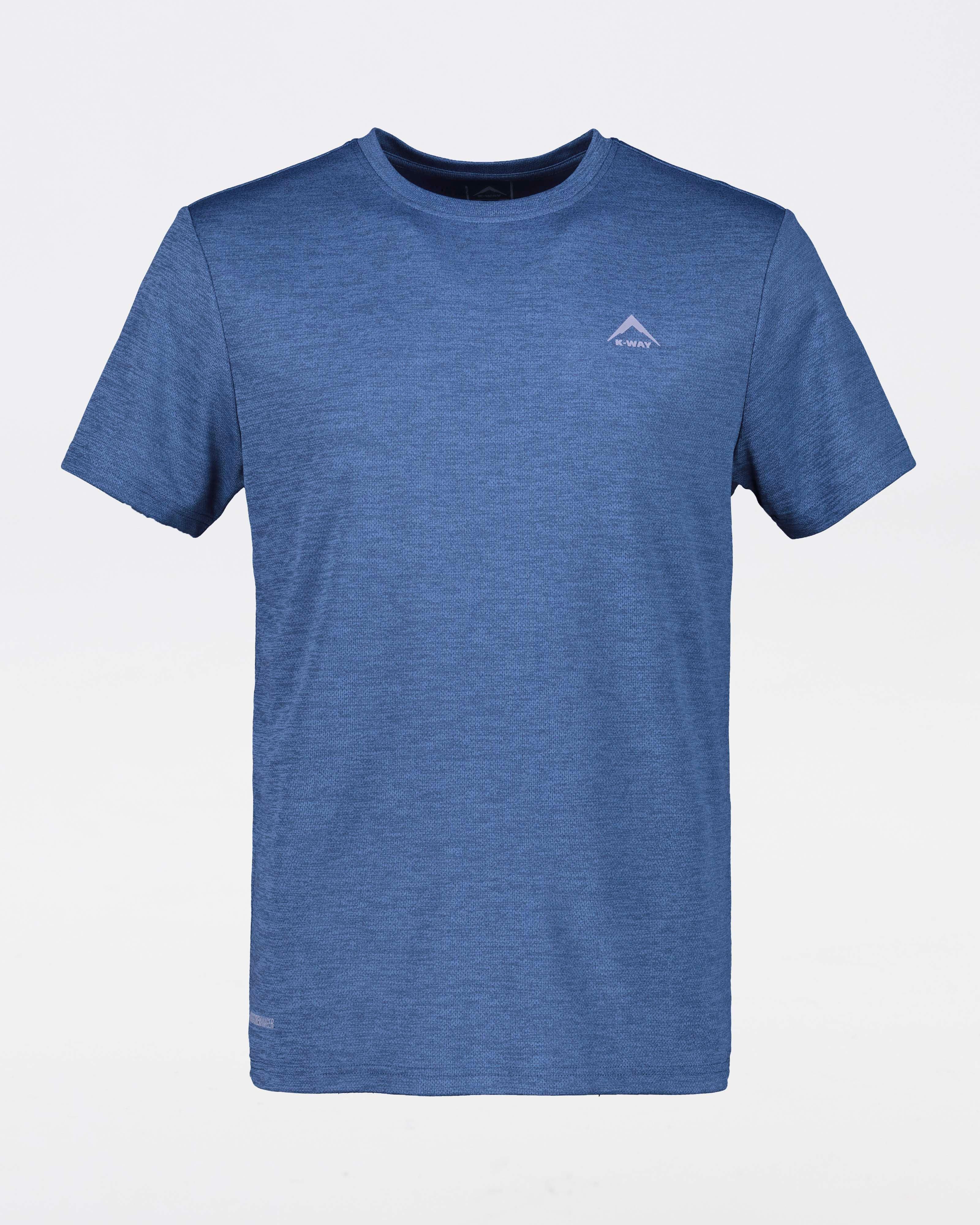 K-Way Pulse Men’s Trail T-shirt  -  Mid Blue
