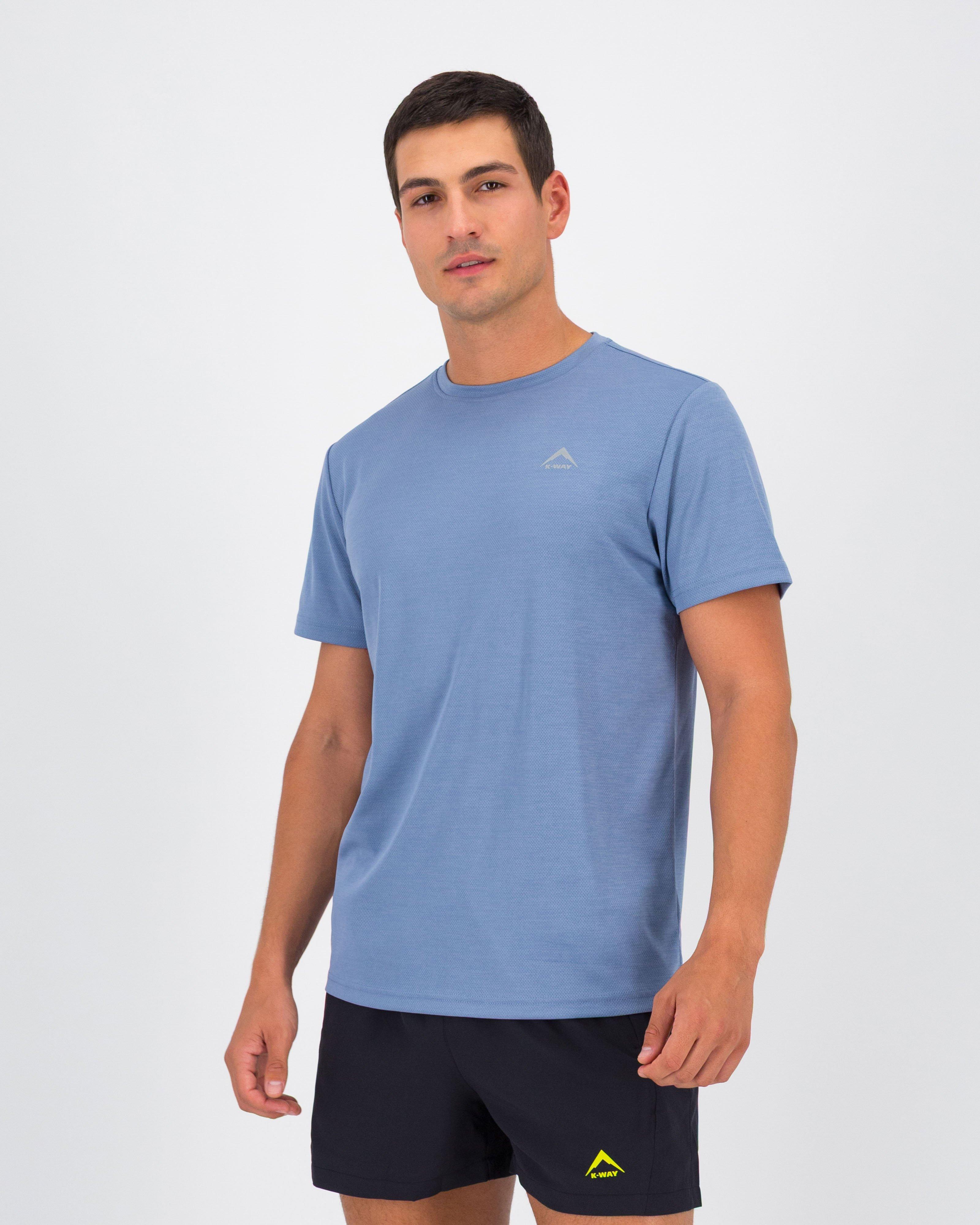 K-Way Pulse Men’s Trail T-shirt  -  Light Blue