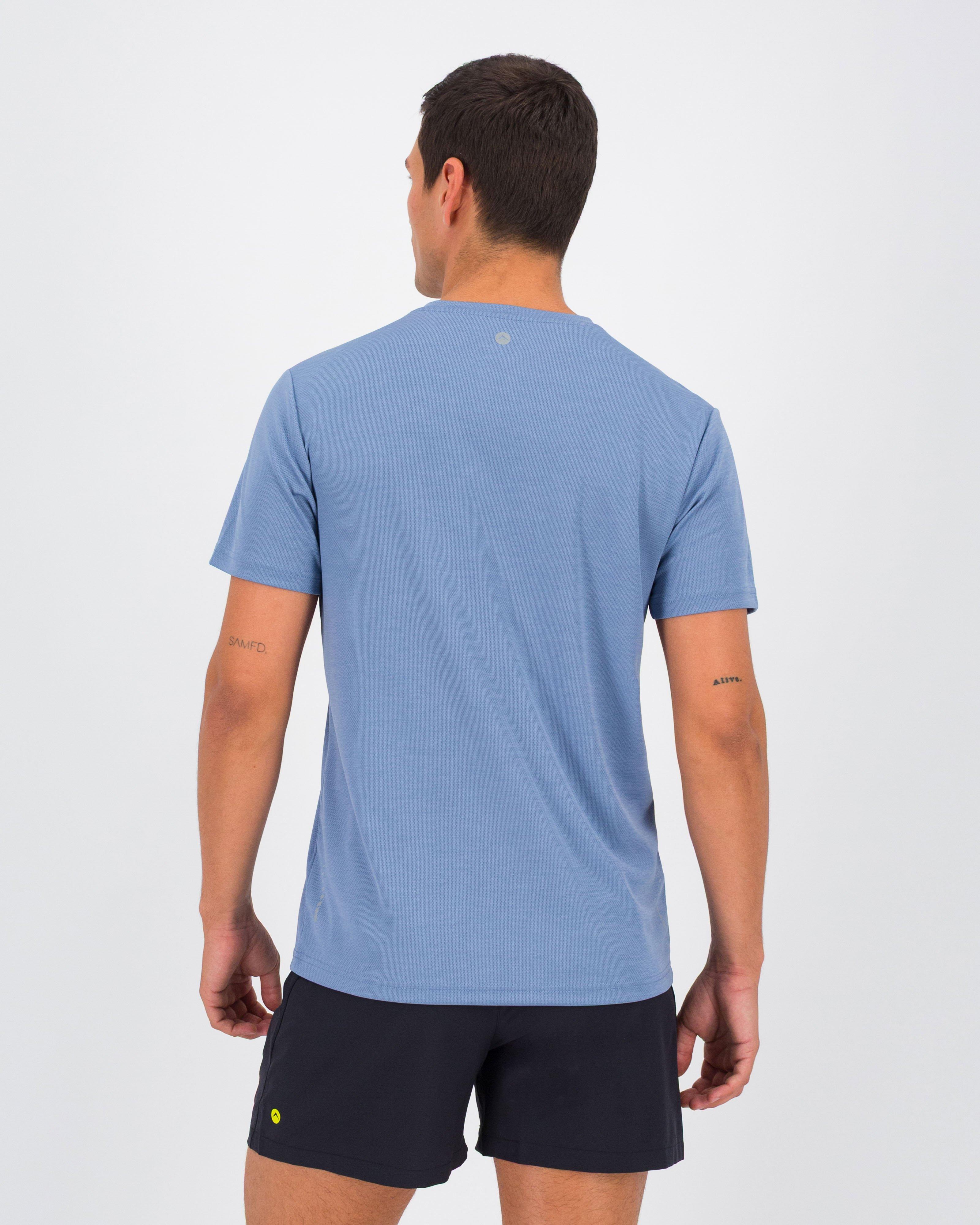K-Way Pulse Men’s Trail T-shirt  -  Light Blue
