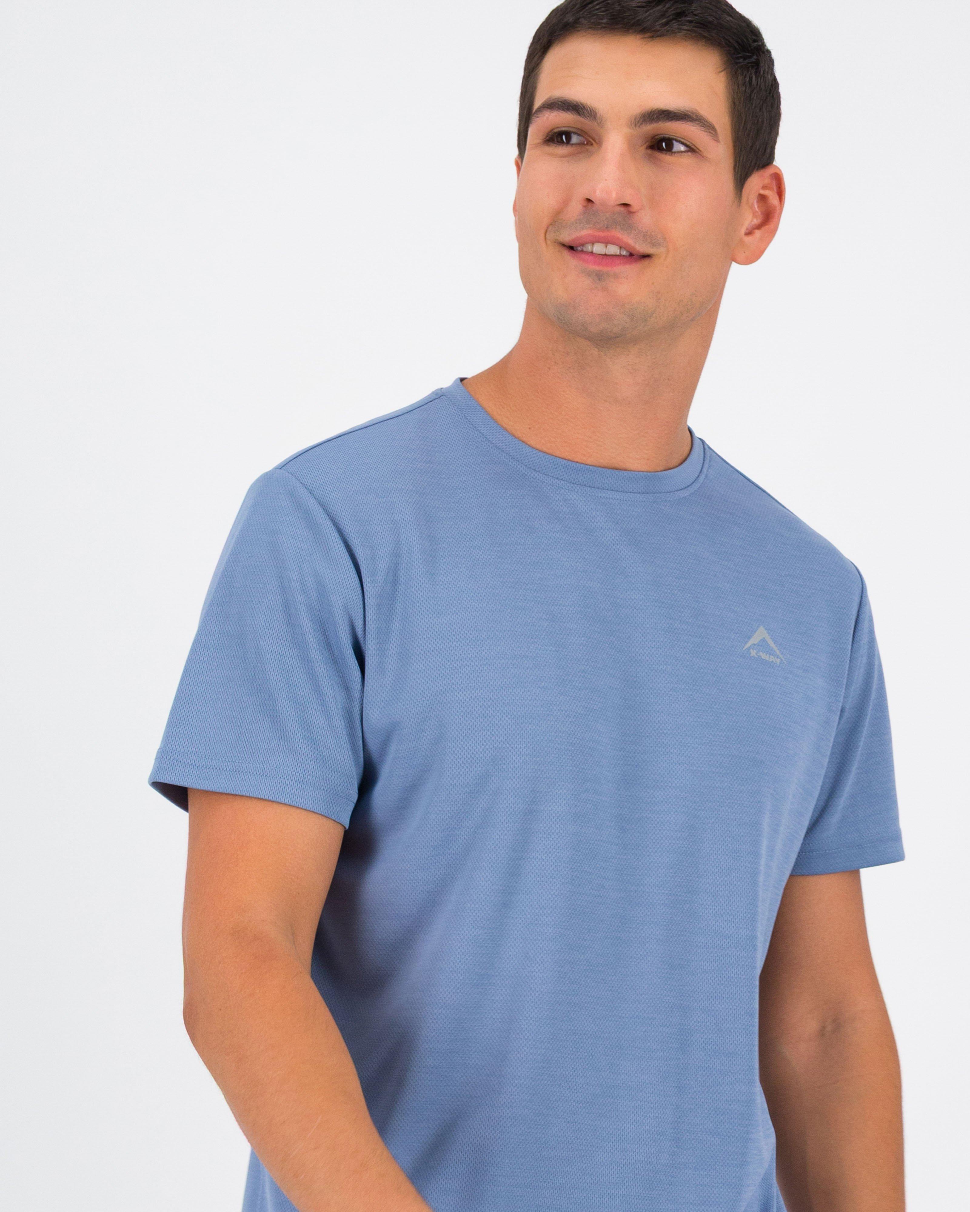 K-Way Pulse Men’s Trail T-shirt  -  Light Blue