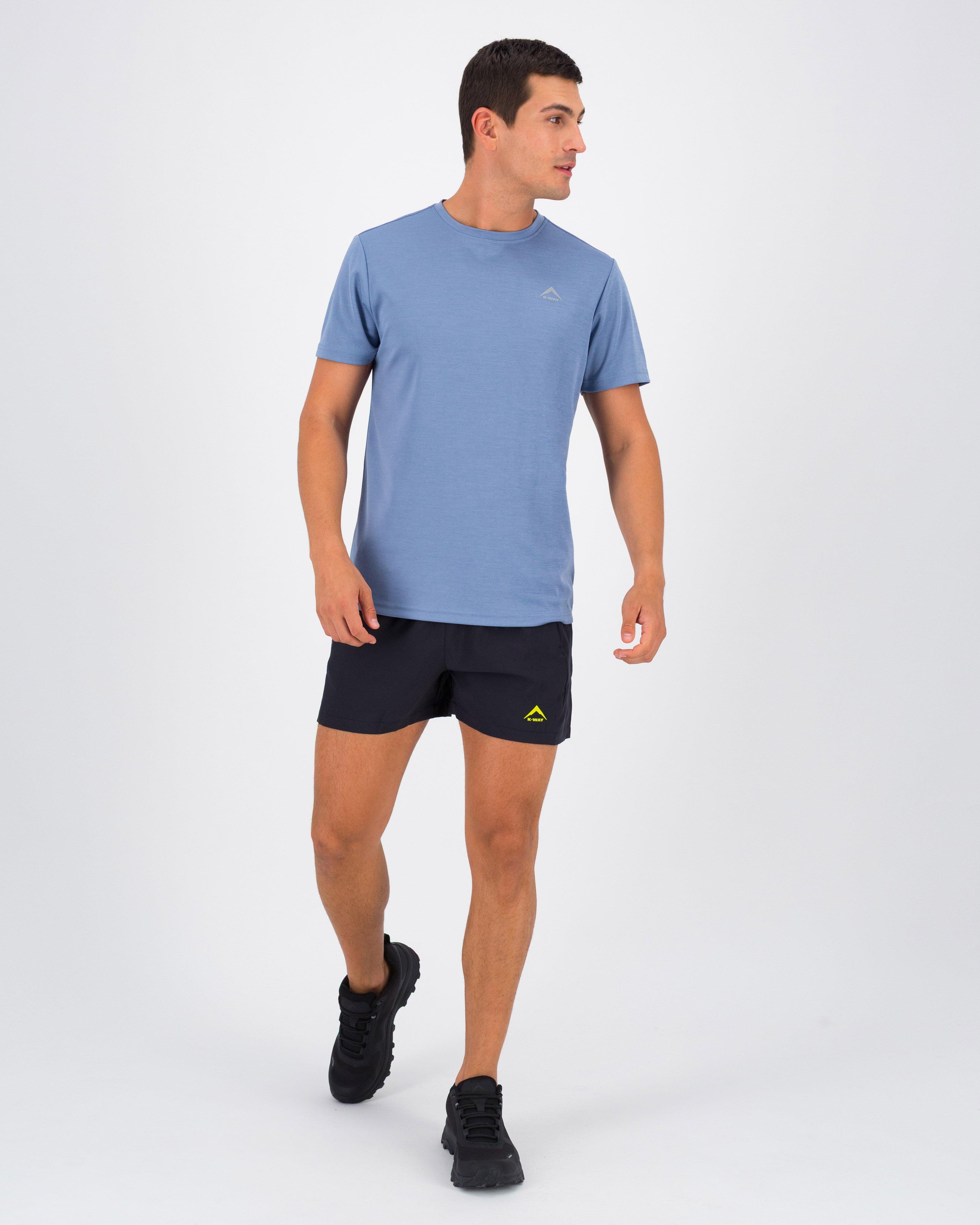 K-Way Pulse Men’s Trail T-shirt  -  Light Blue