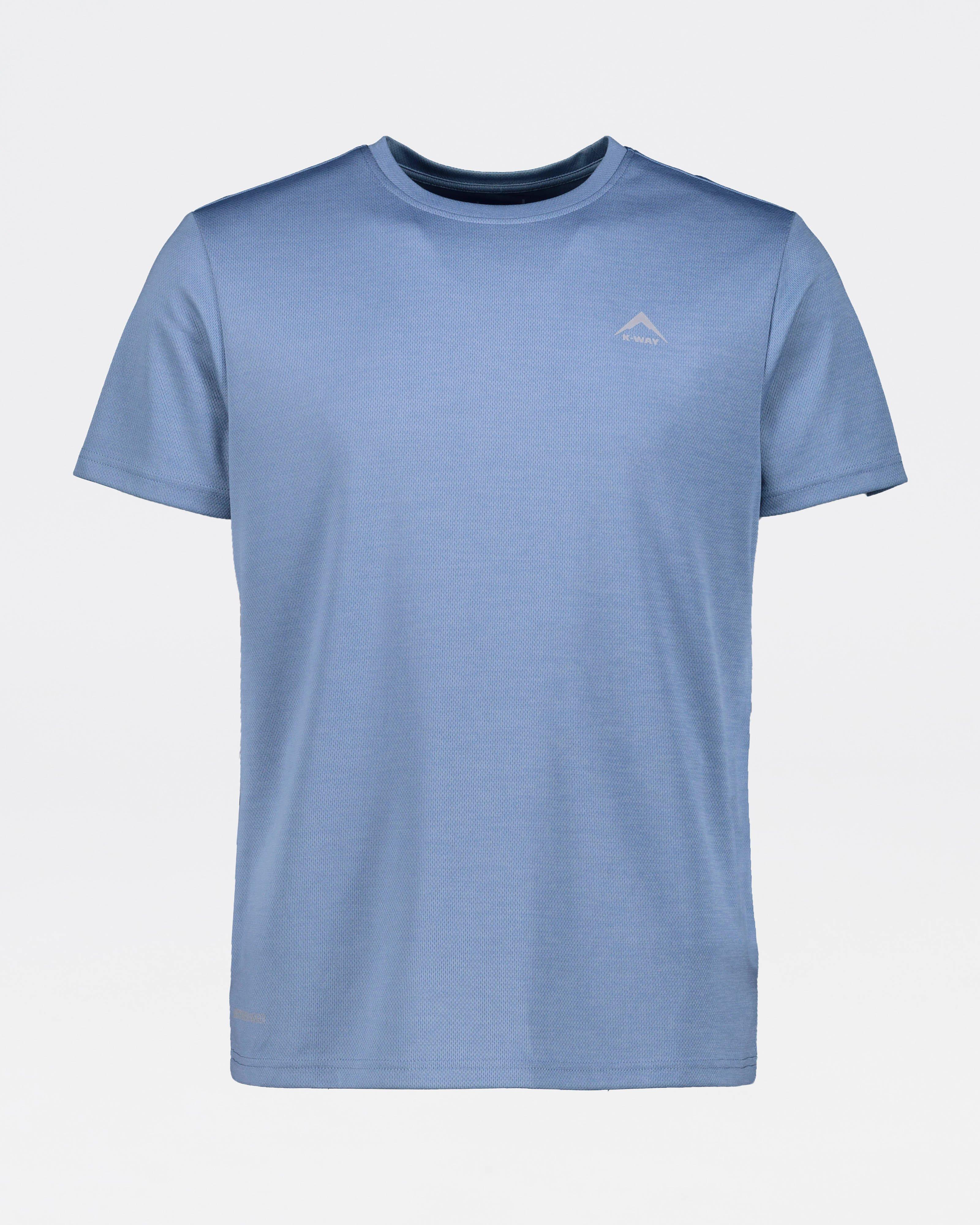 K-Way Pulse Men’s Trail T-shirt  -  Light Blue