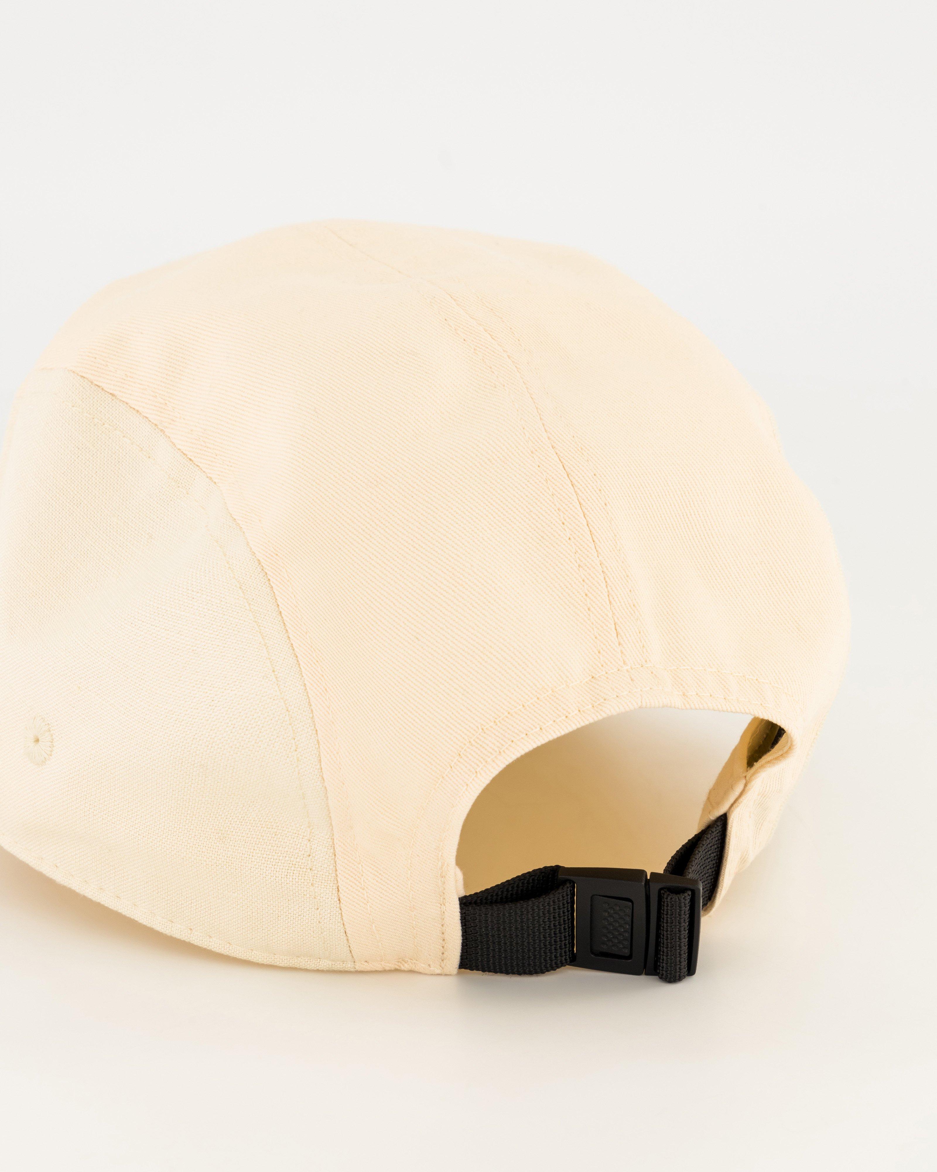 Men’s Diba Embroidered Peak Cap  -  Milk