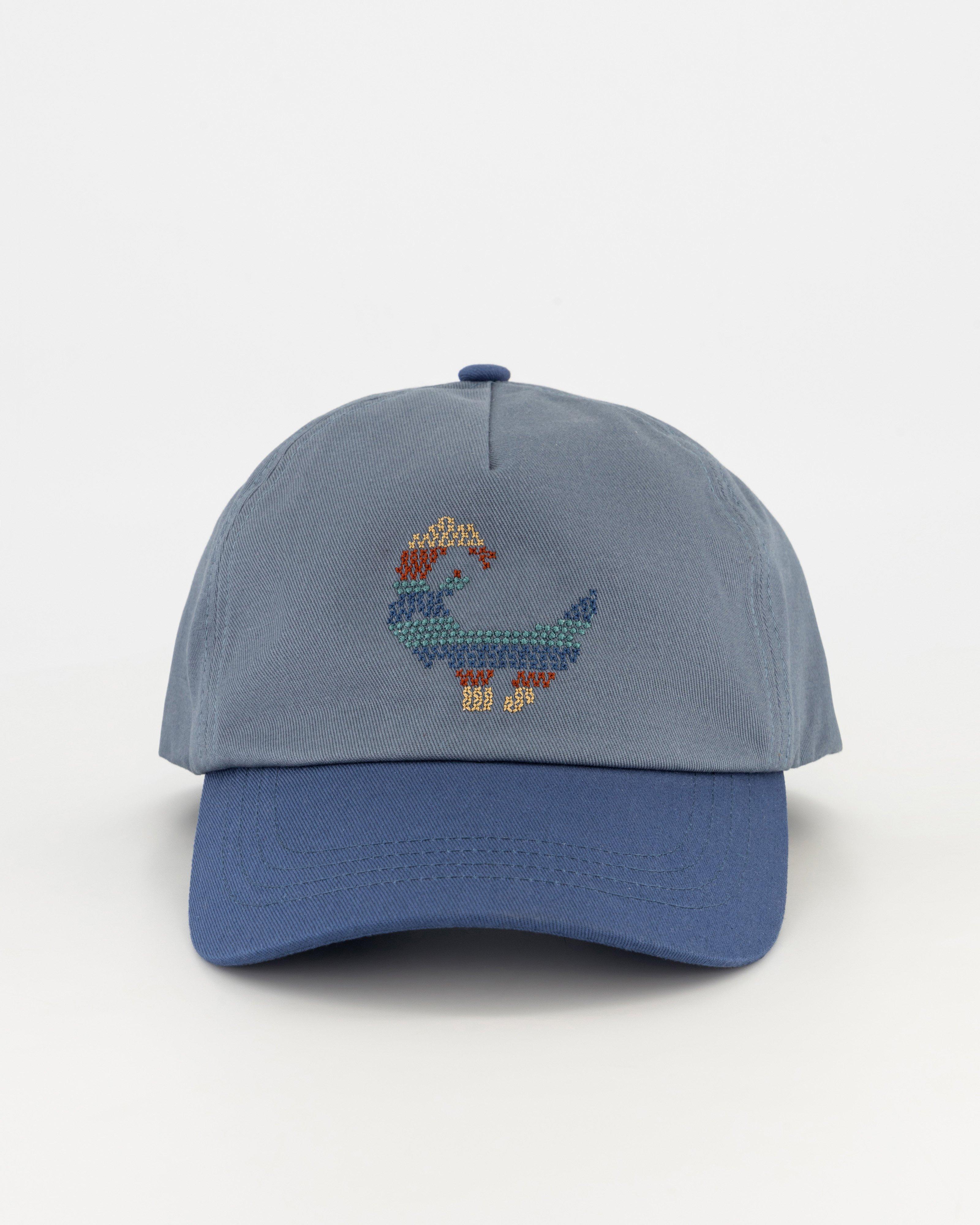 Men’s Reeves Cross-Stitched Groat Peak Cap  -  Light Blue