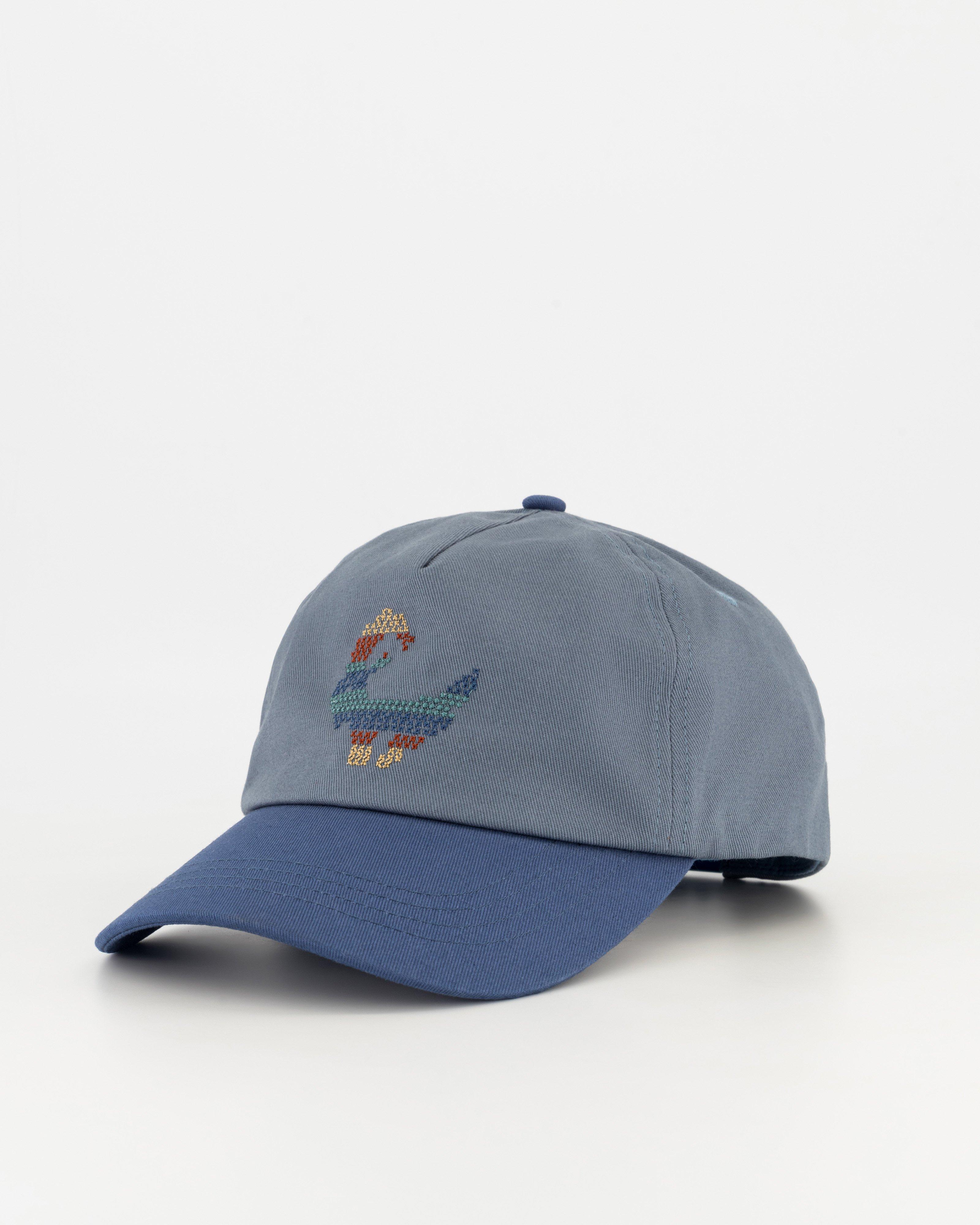 Men’s Reeves Cross-Stitched Groat Peak Cap  -  Light Blue