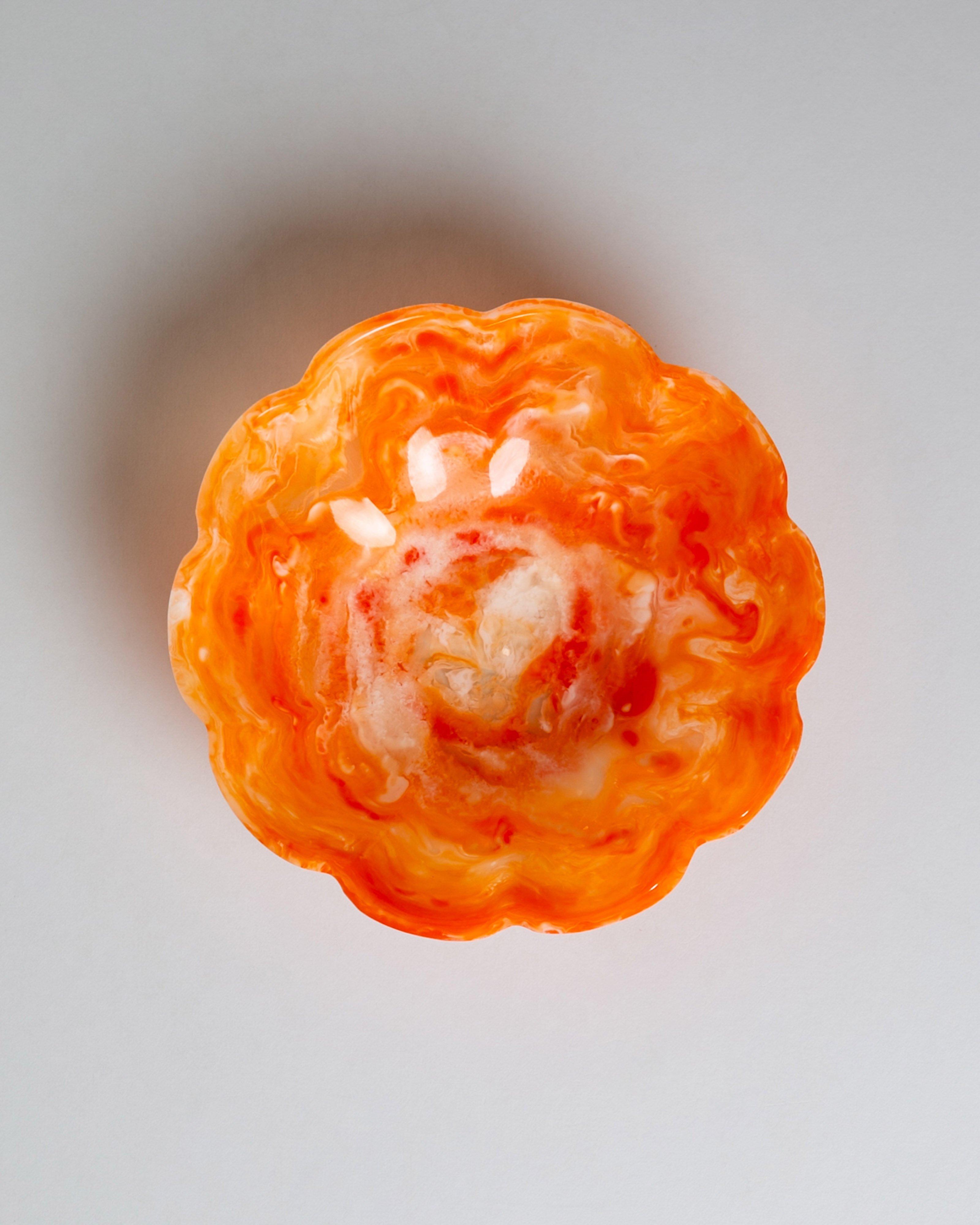 Resin Tapas Bowl -  Orange