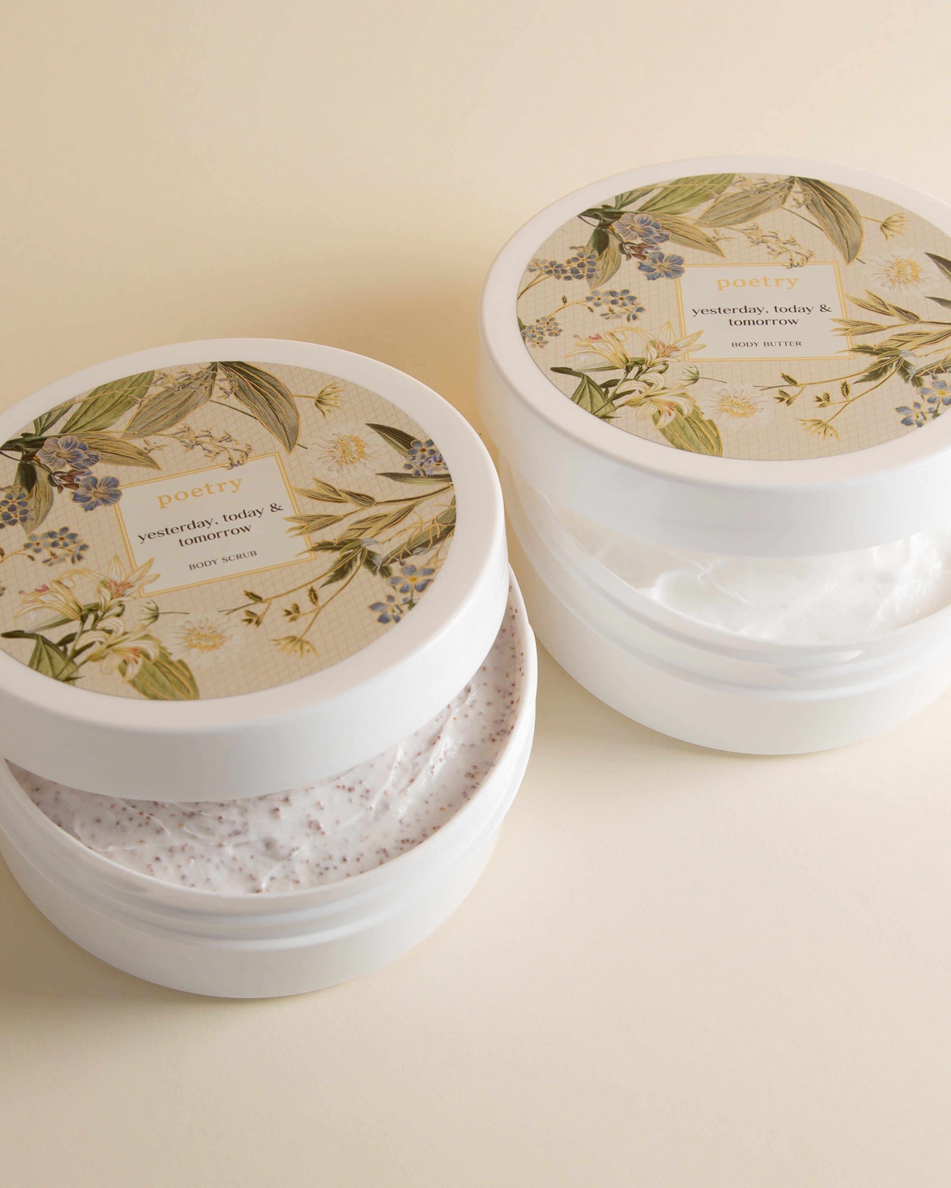 Yesterday, Today and Tomorrow Body Butter and Body Scrub Gift Set -  Assorted