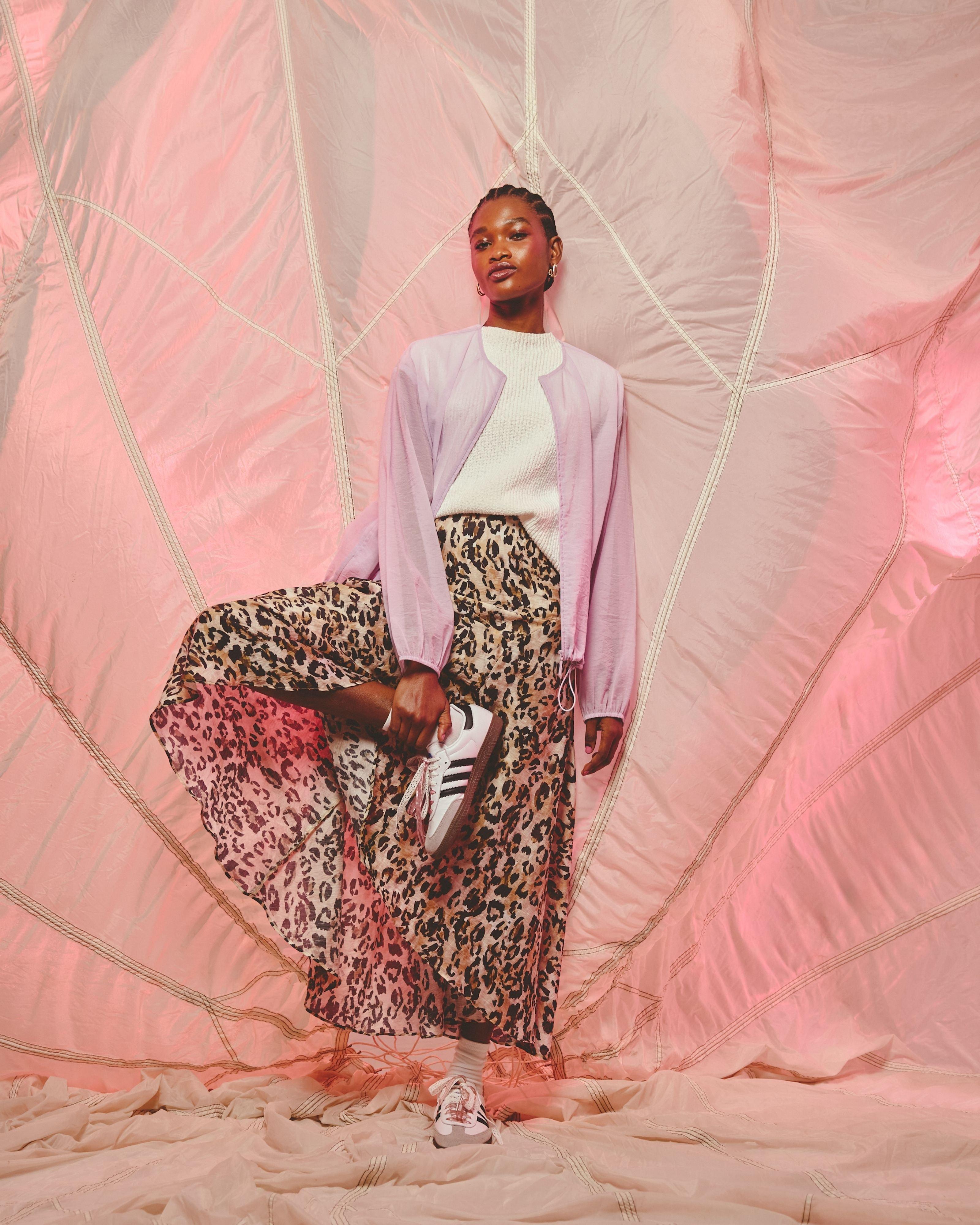 Tove Leopard Print Skirt -  Assorted