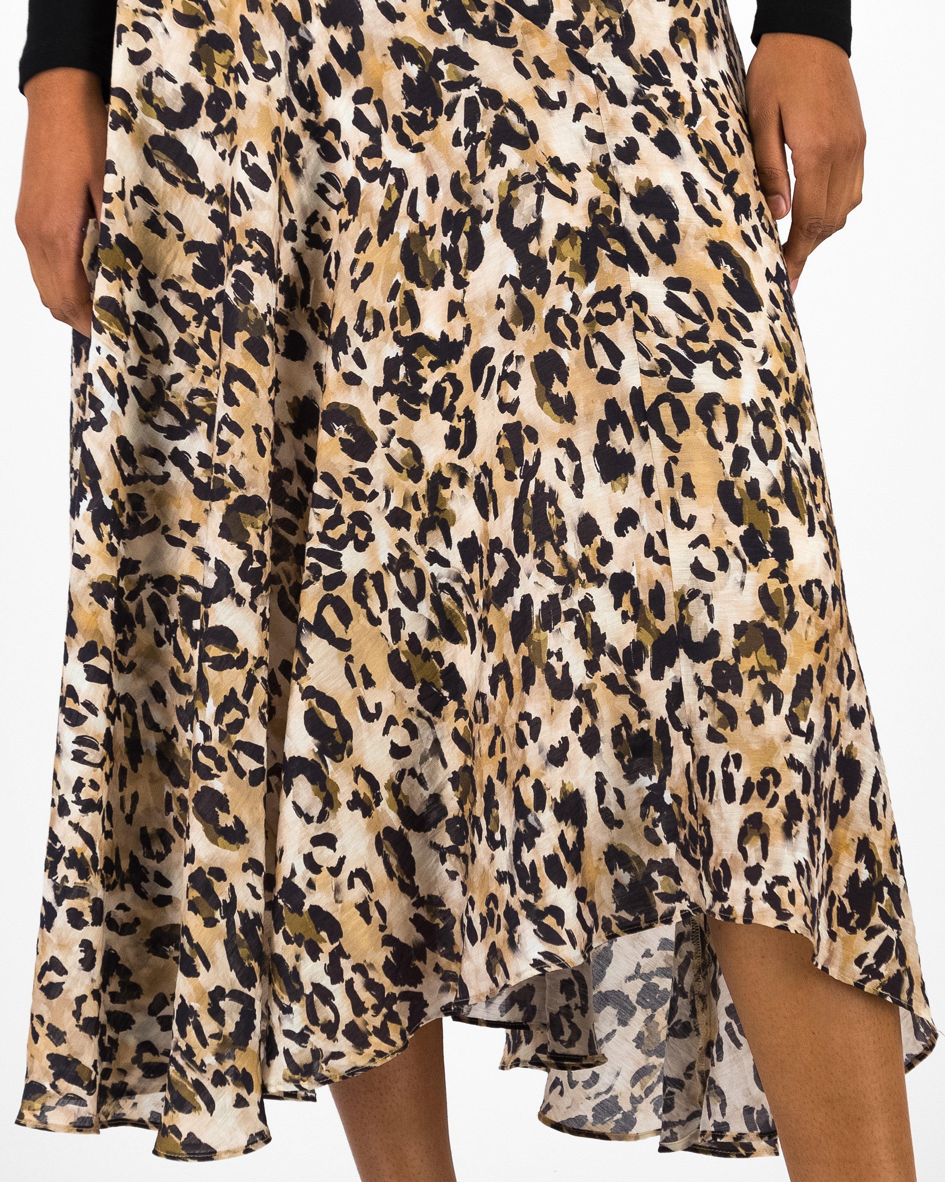 Tove Leopard Print Skirt Poetry Clothing Store