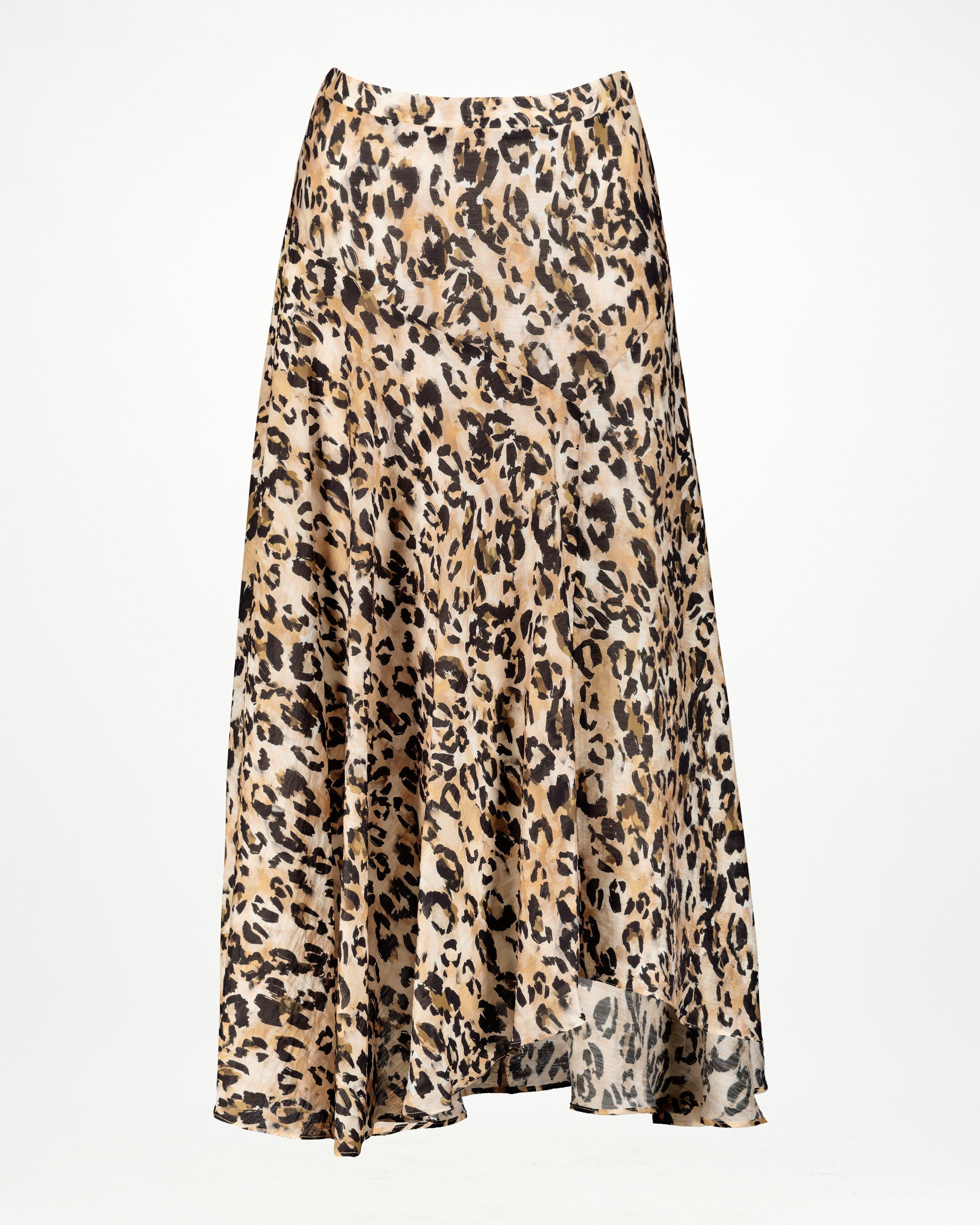 Tove Leopard Print Skirt Poetry Clothing Store