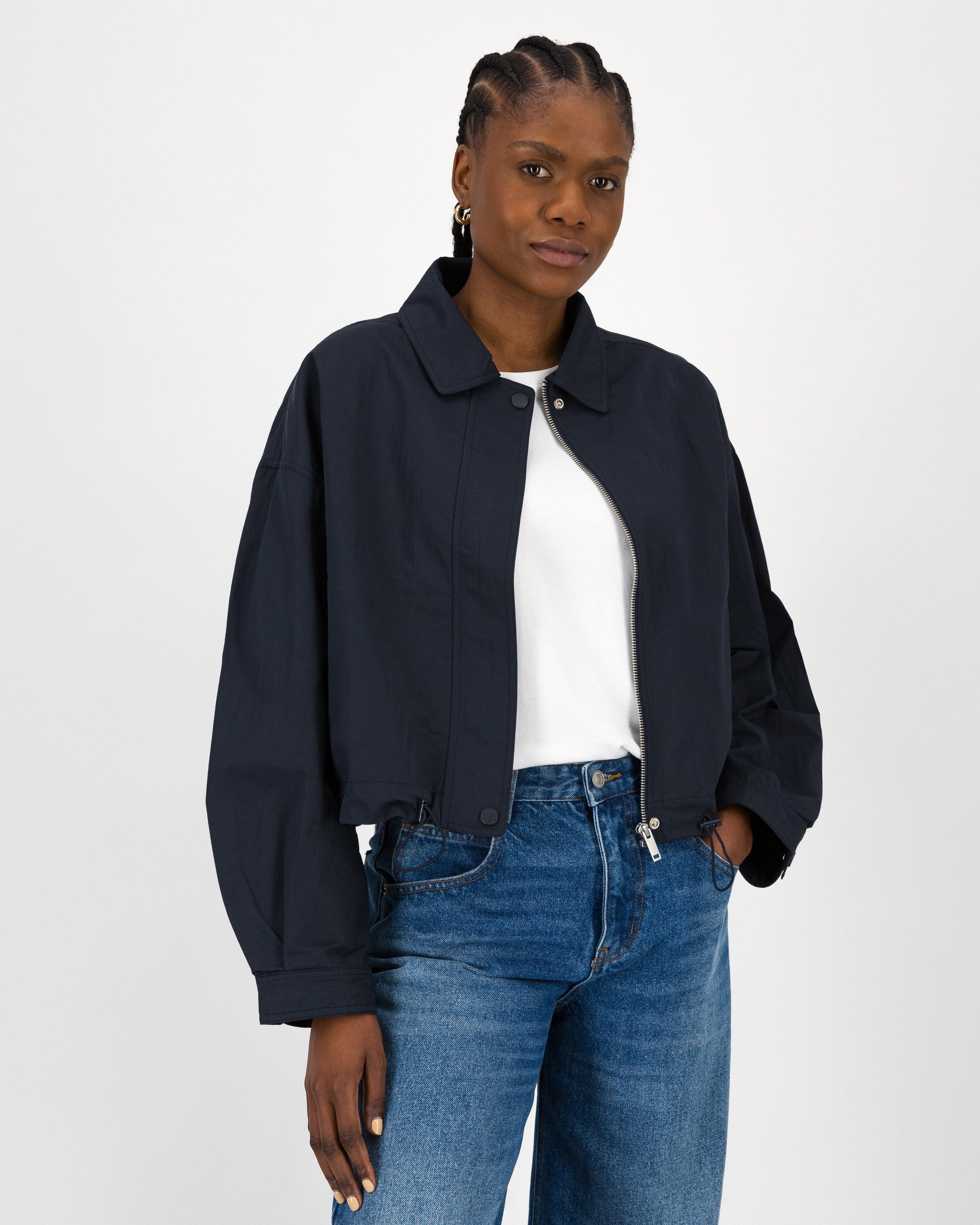 Chloe Bomber Jacket -  Navy