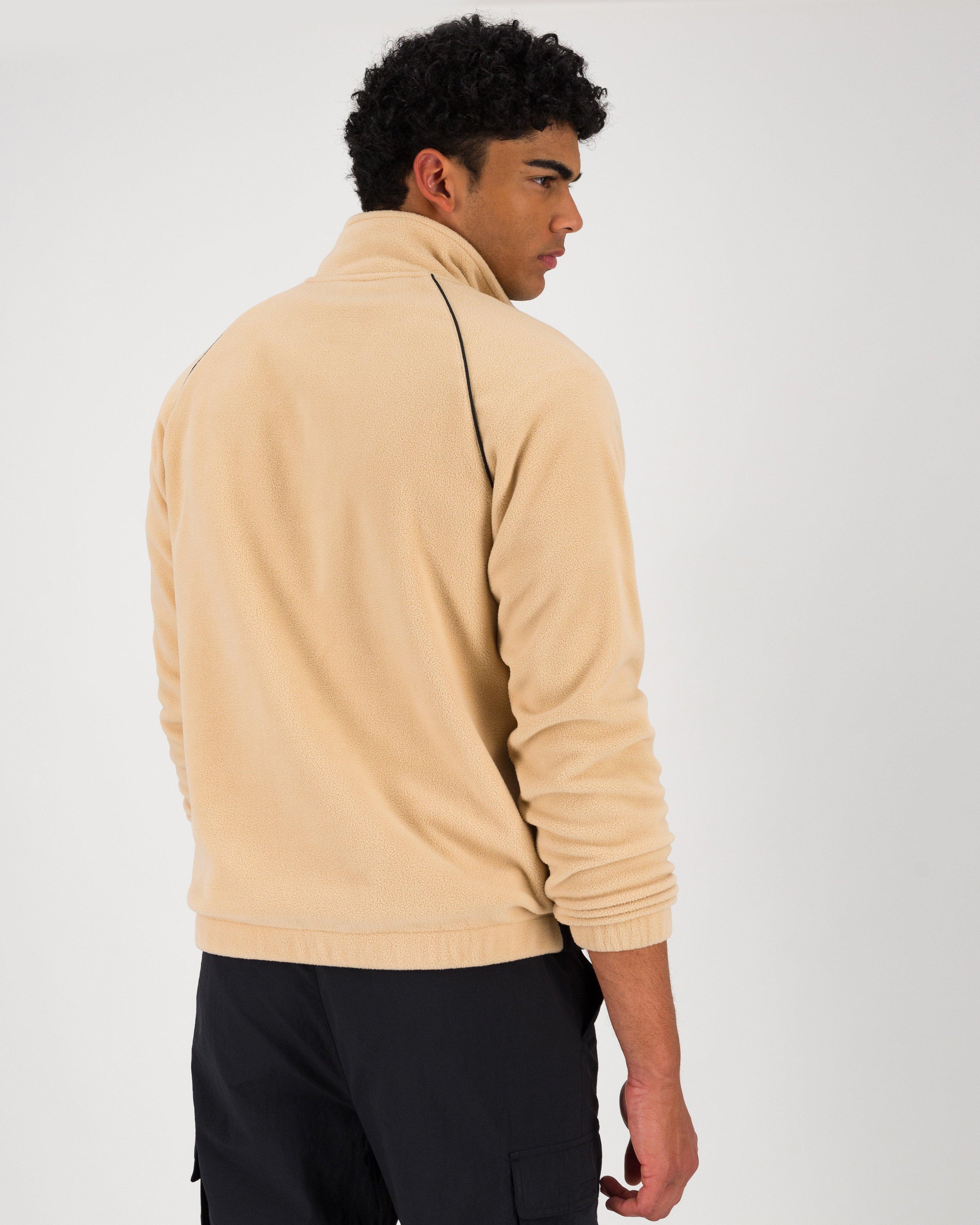 MMXXI Half-Zip Polar Fleece Track Top -  Camel