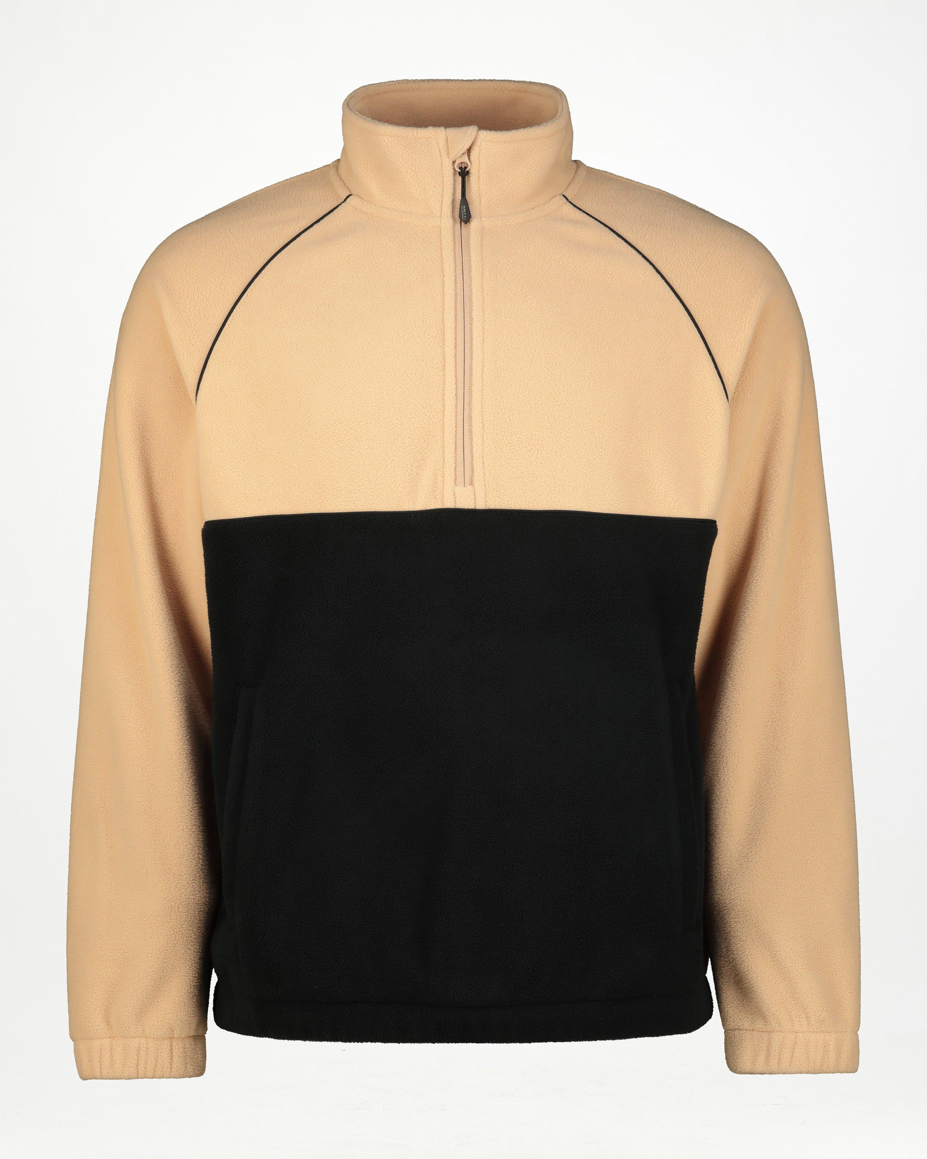 MMXXI Half-Zip Polar Fleece Track Top -  Camel