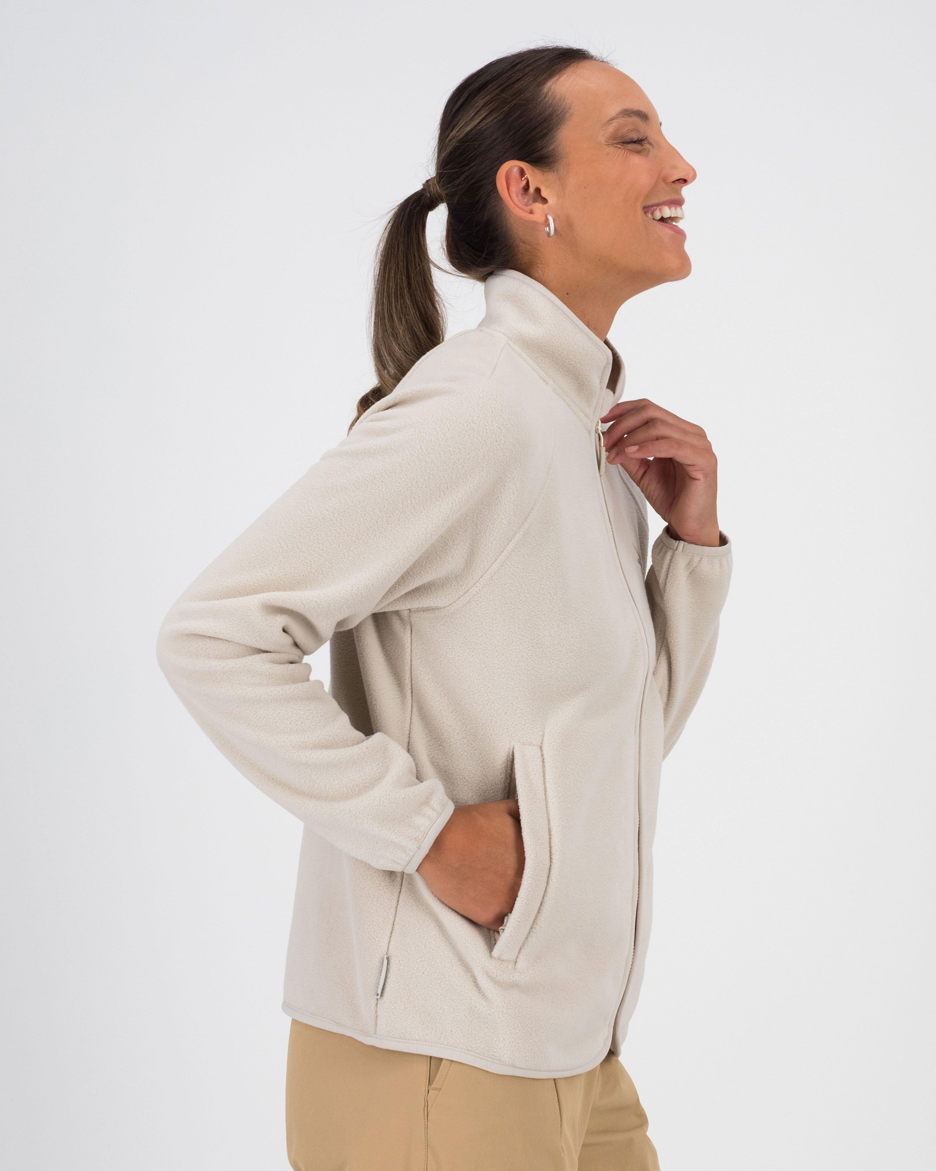K-Way Women's Lily Full-Zip Fleece Jacket -  Stone
