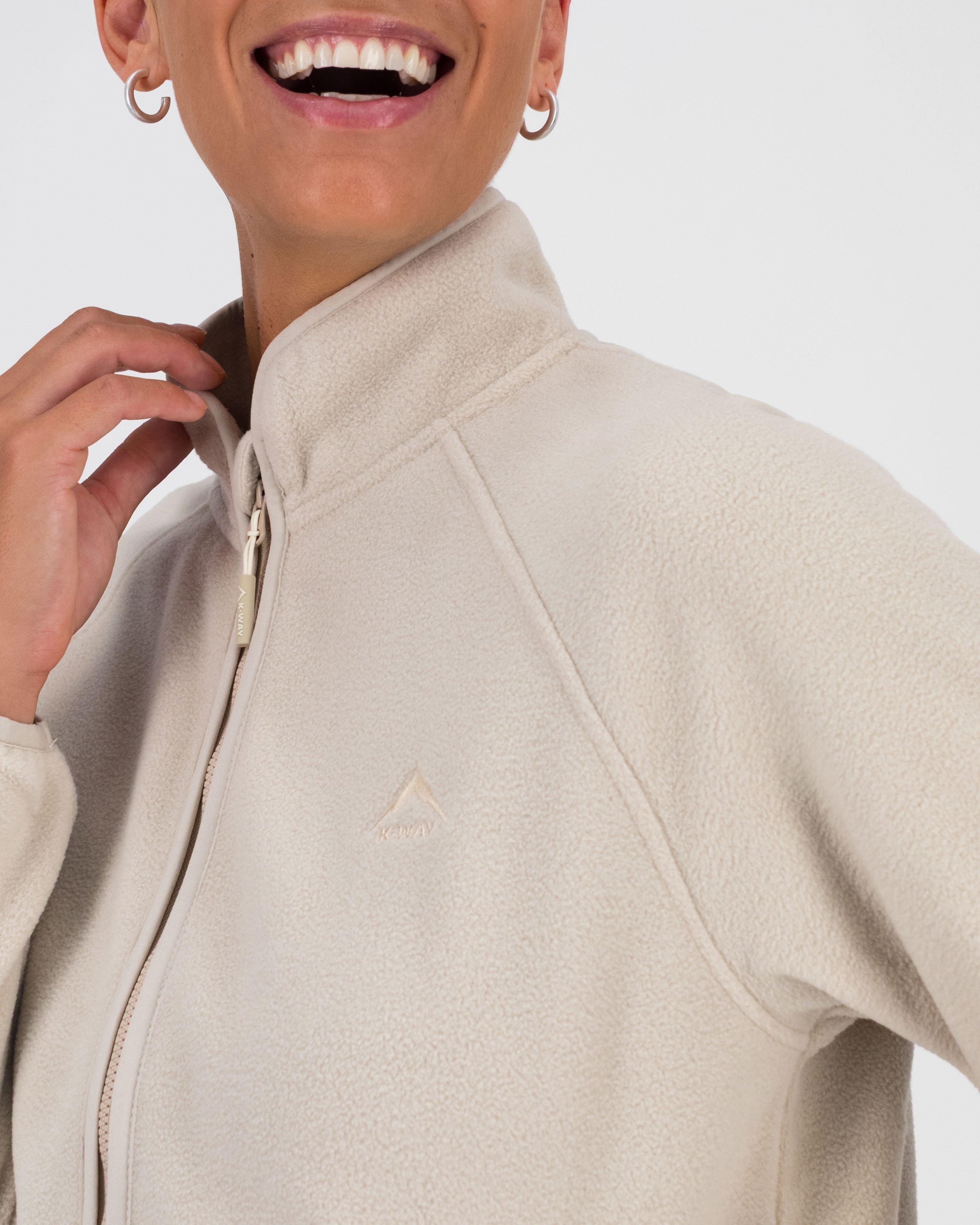K-Way Women's Lily Full-Zip Fleece Jacket -  Stone