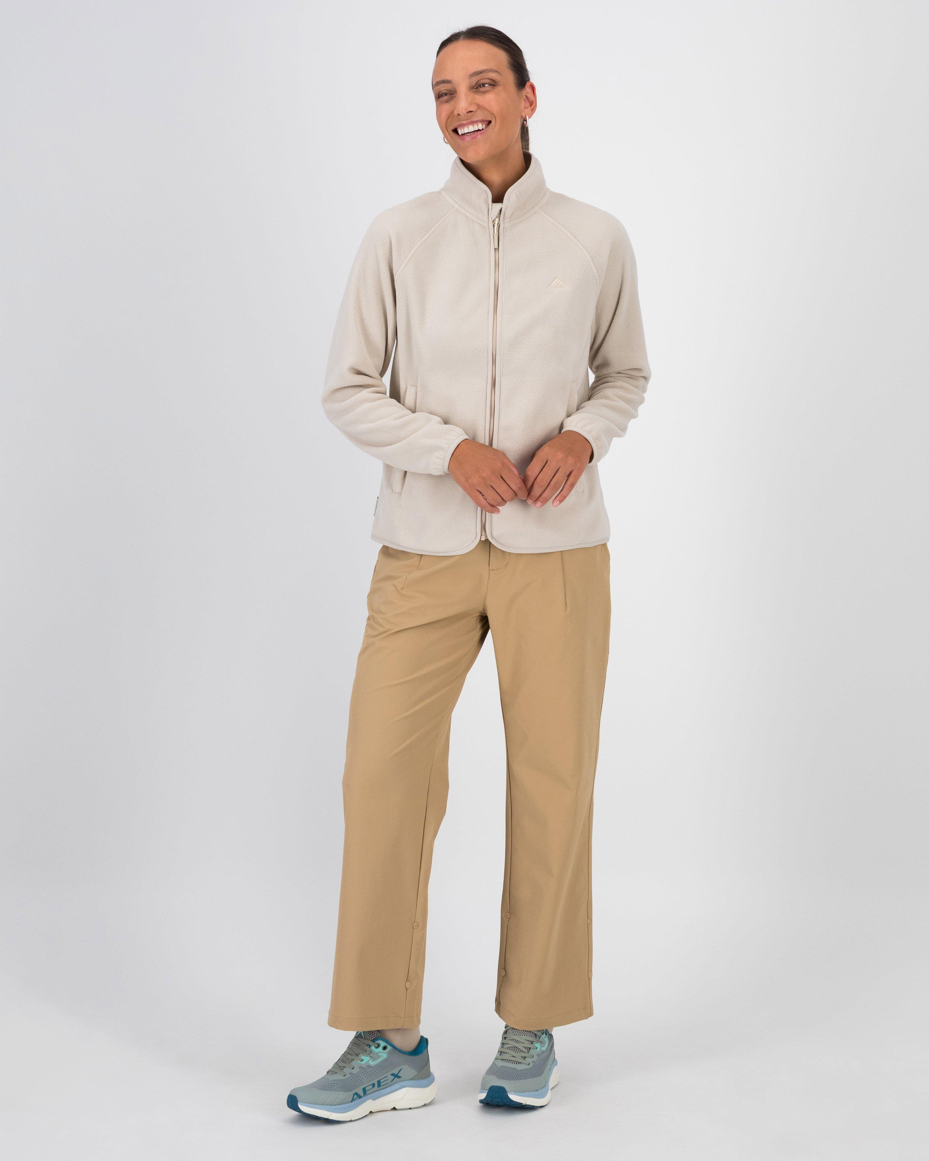 K-Way Women's Lily Full-Zip Fleece Jacket -  Stone