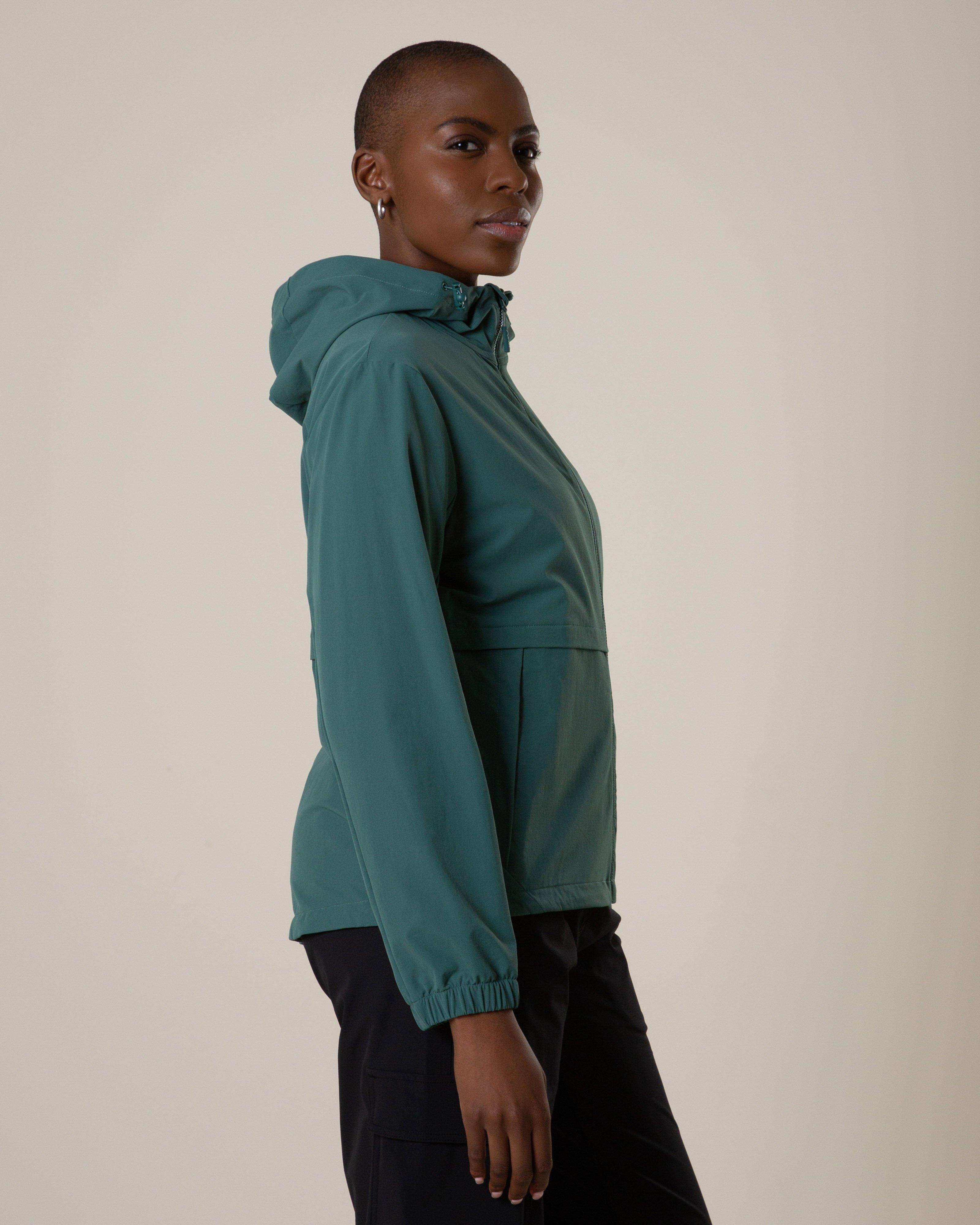 K-Way Women's Misty Full-Zip Hooded Jacket -  Fatigue