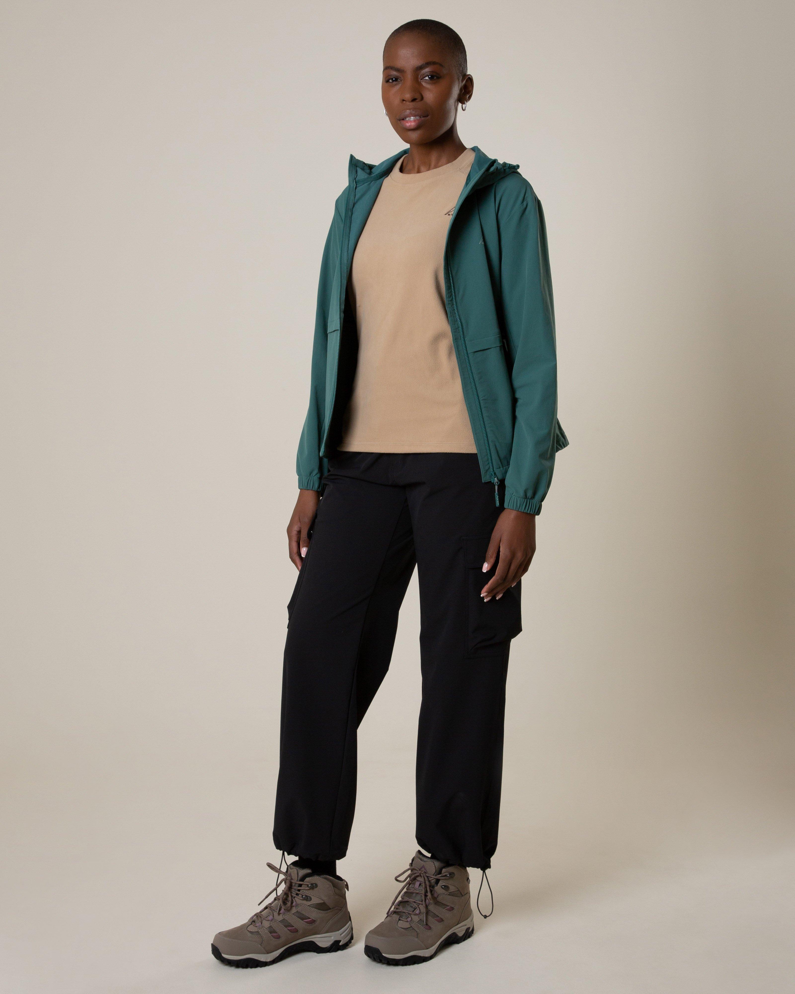 K-Way Women's Misty Full-Zip Hooded Jacket -  Fatigue