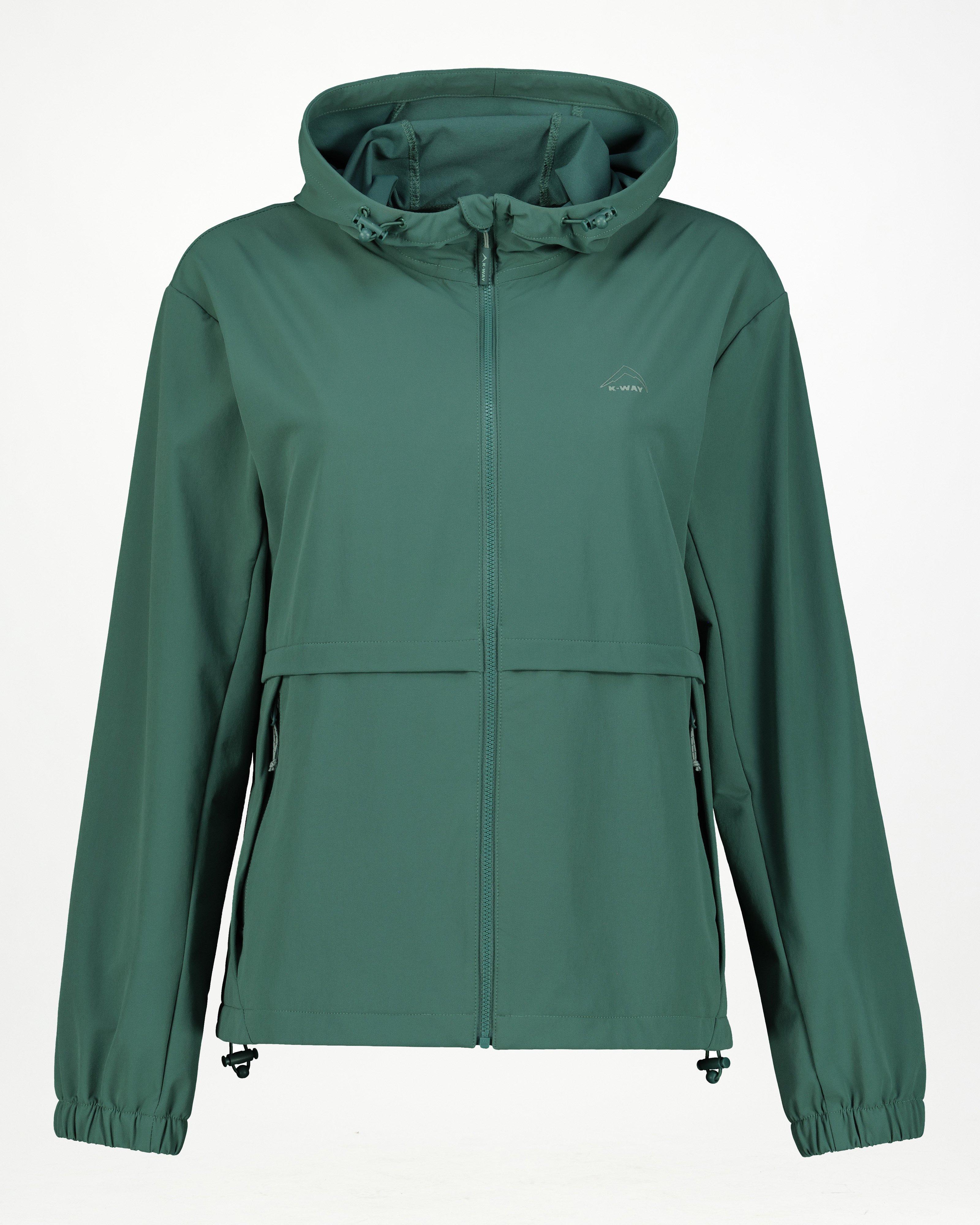 K-Way Women's Misty Full-Zip Hooded Jacket -  Fatigue