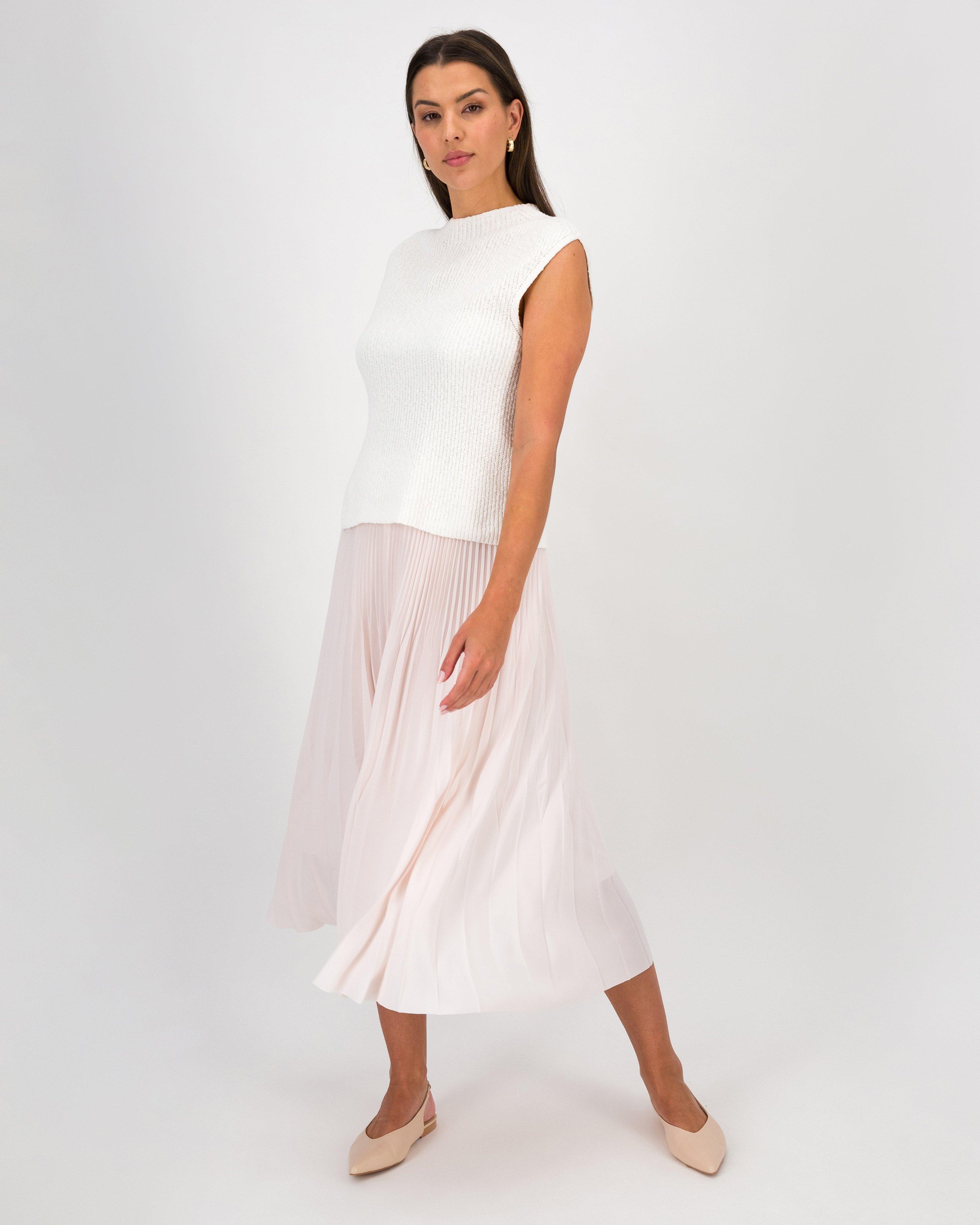 Bongani Pleated Skirt  -  Pink