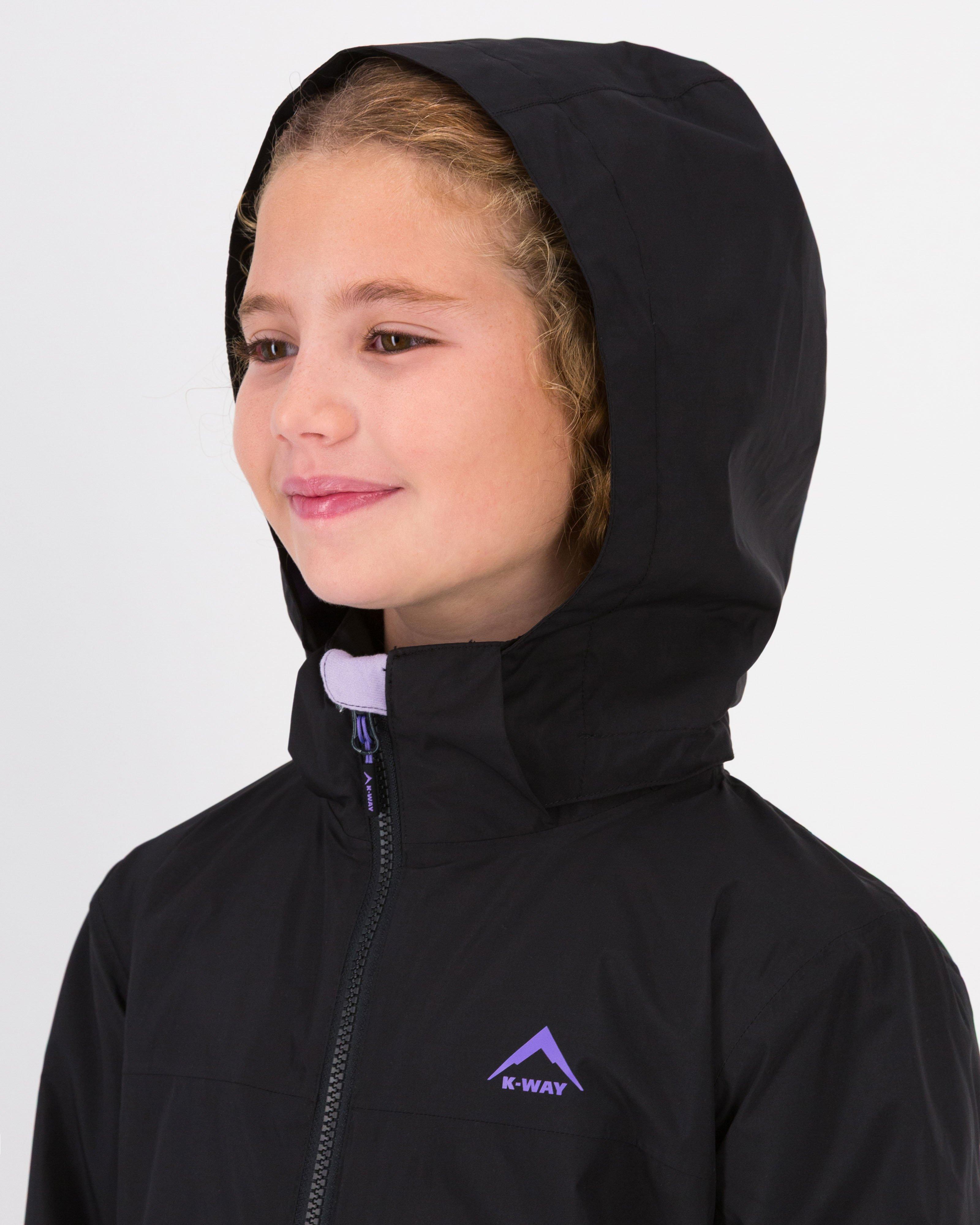 K-Way Youth 3-in-1 Jacket -  Black