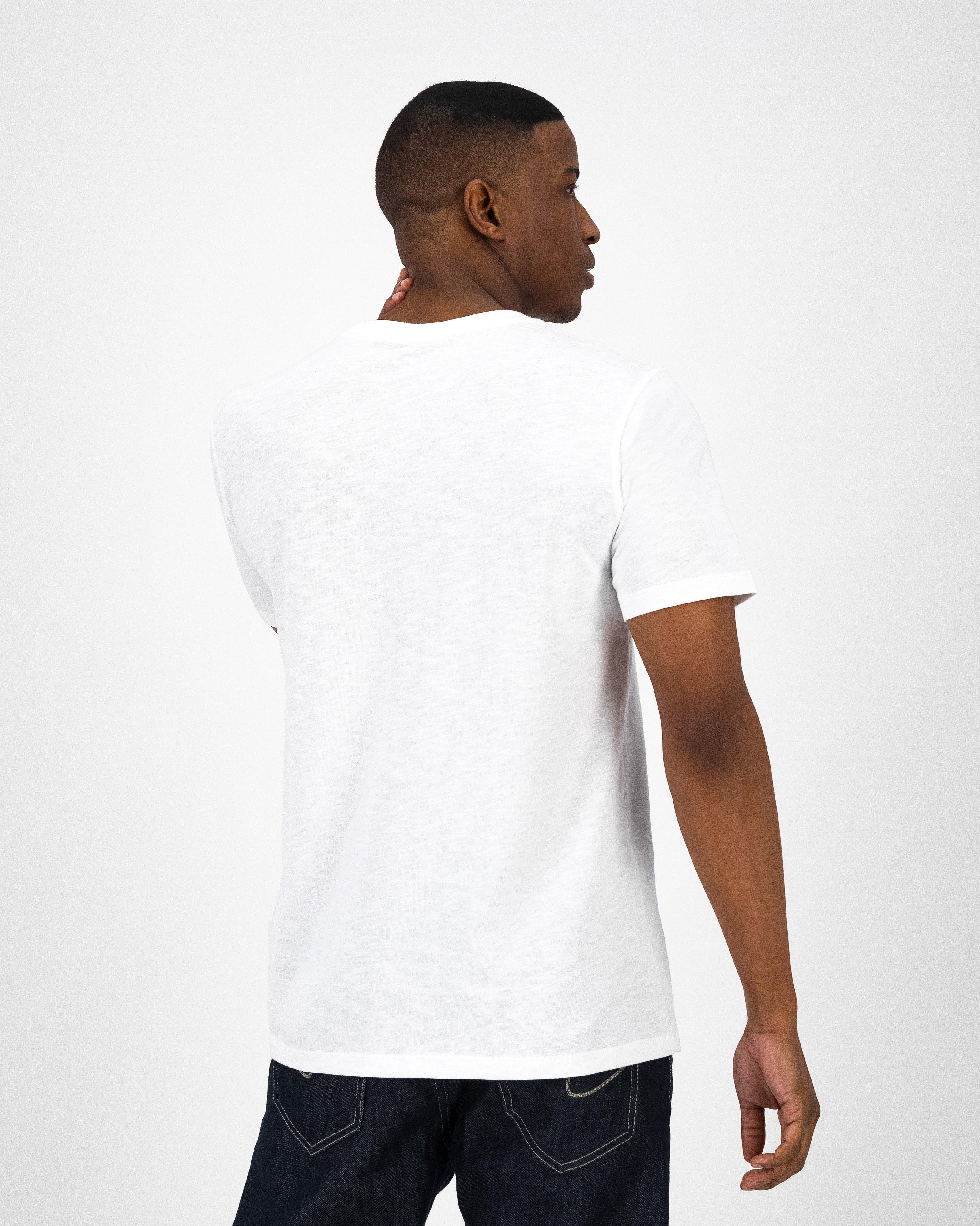 Men’s Cody Slub Cotton T-Shirt -  White
