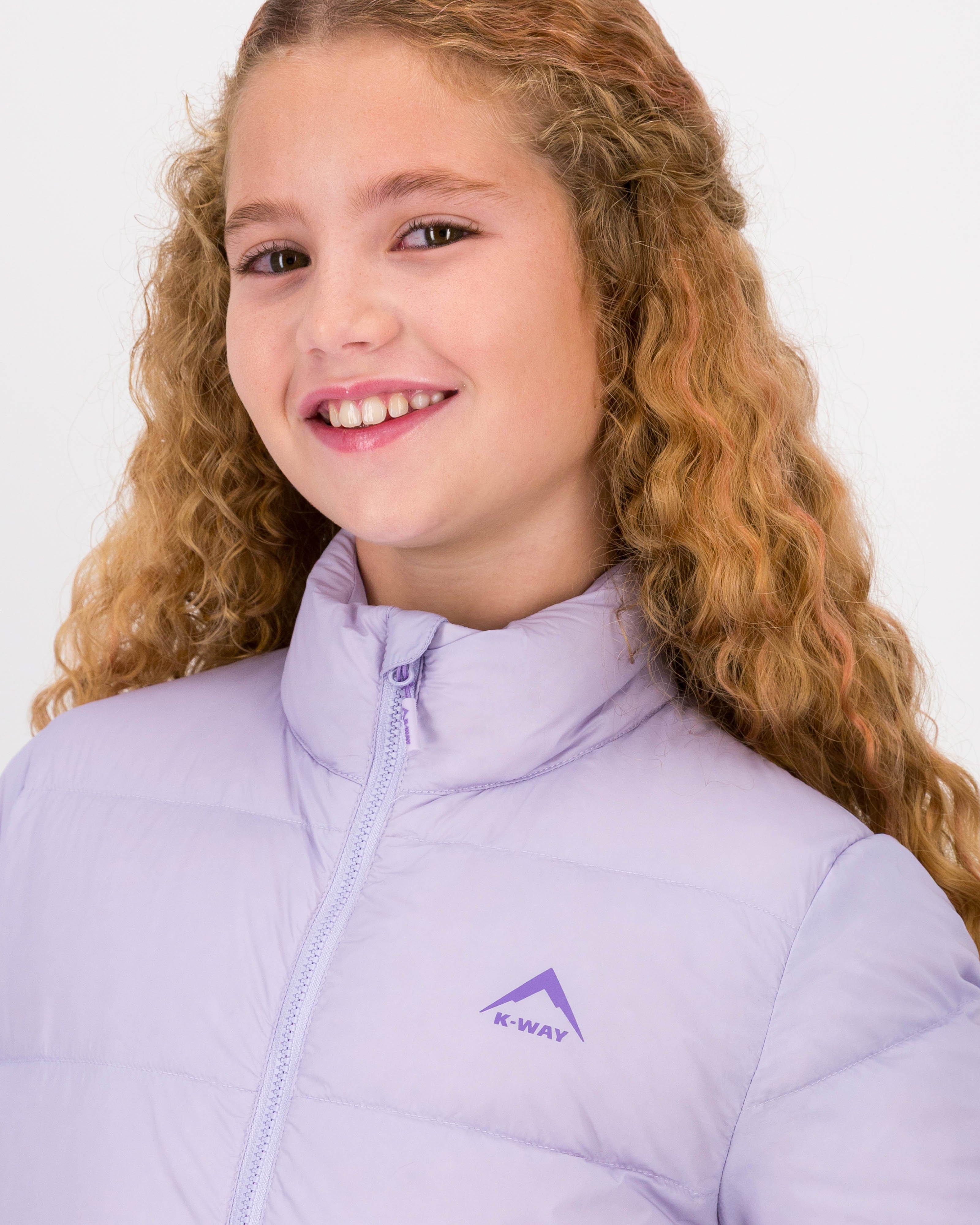 K-Way Youth K-Lite Wide Channel Down Puffer Jacket -  Lilac