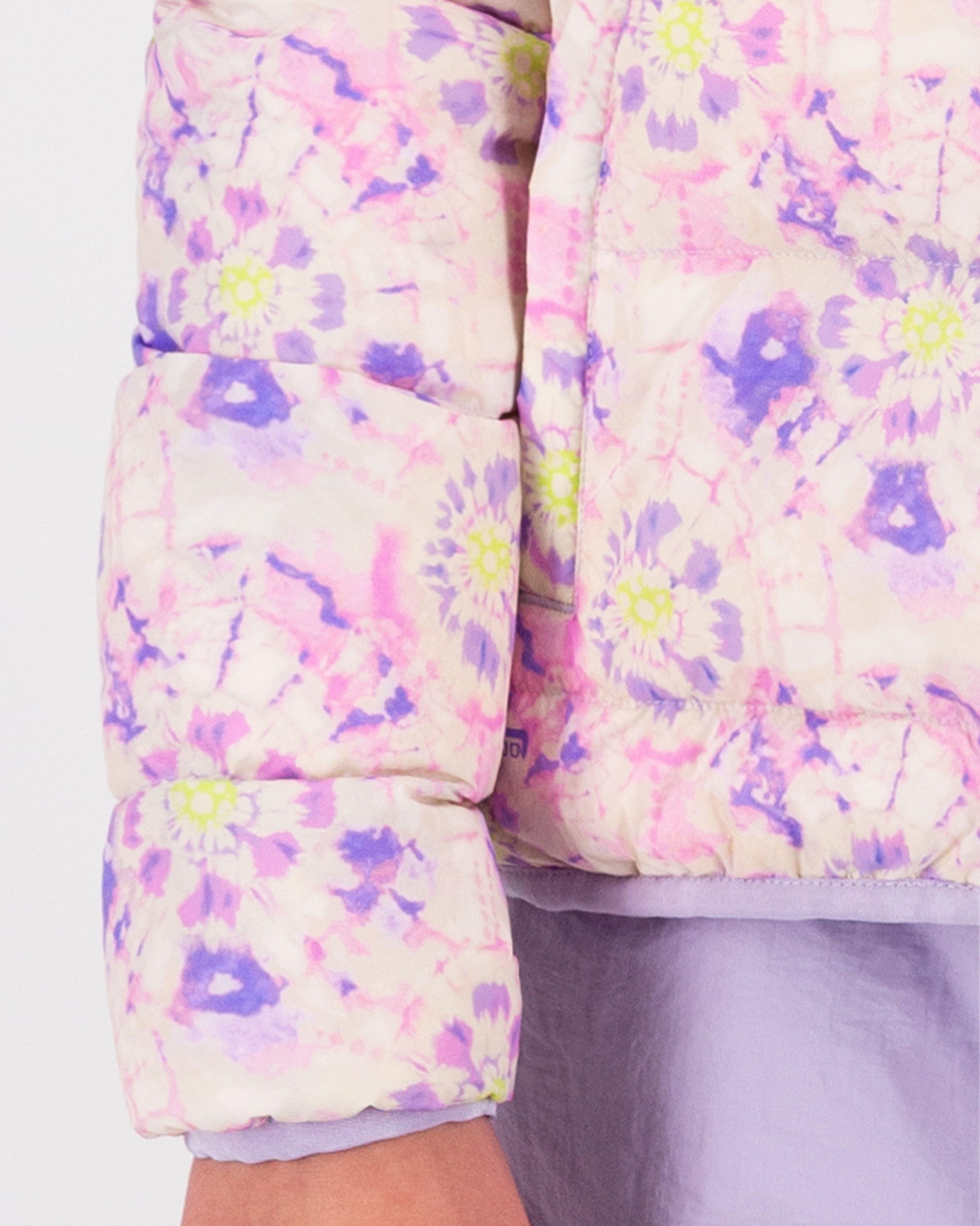 K-Way Youth K-lite Printed Wide Channel Down Puffer Jacket -  Pink